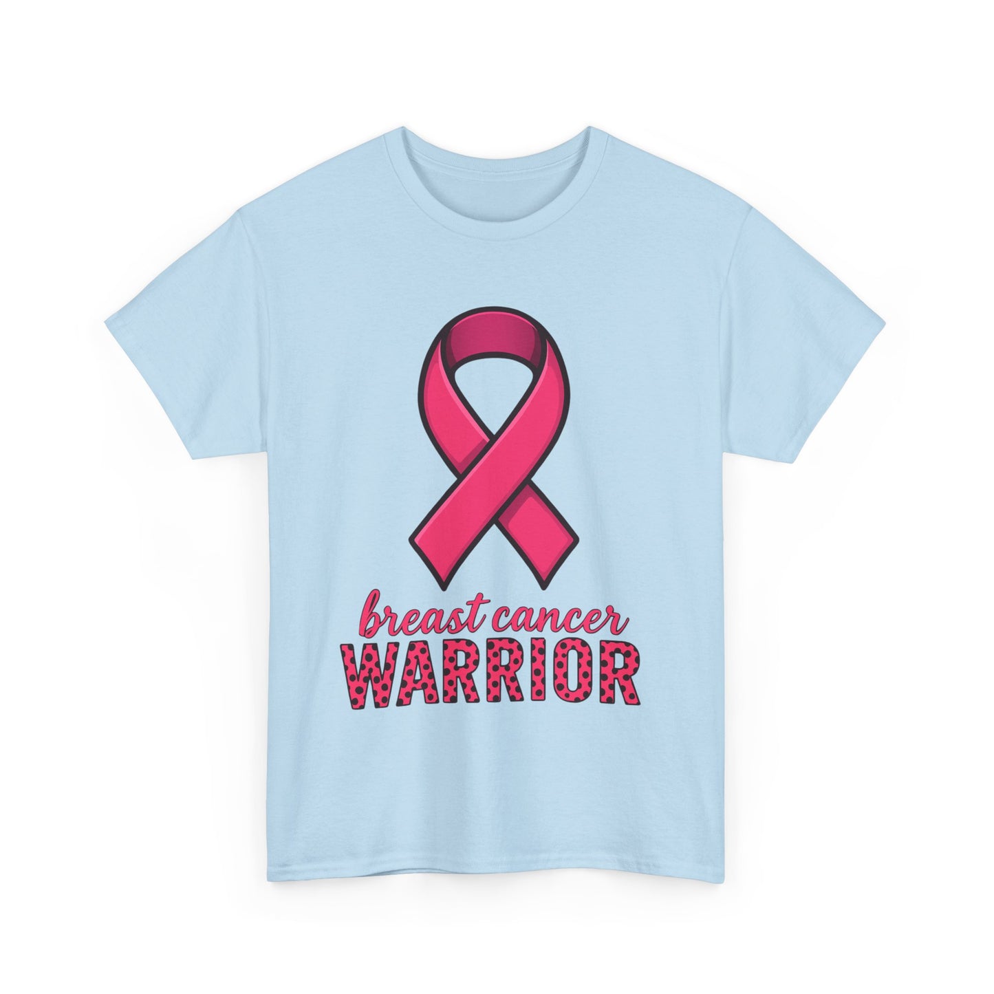 Breast Cancer Warrior Pink Ribbon Tee