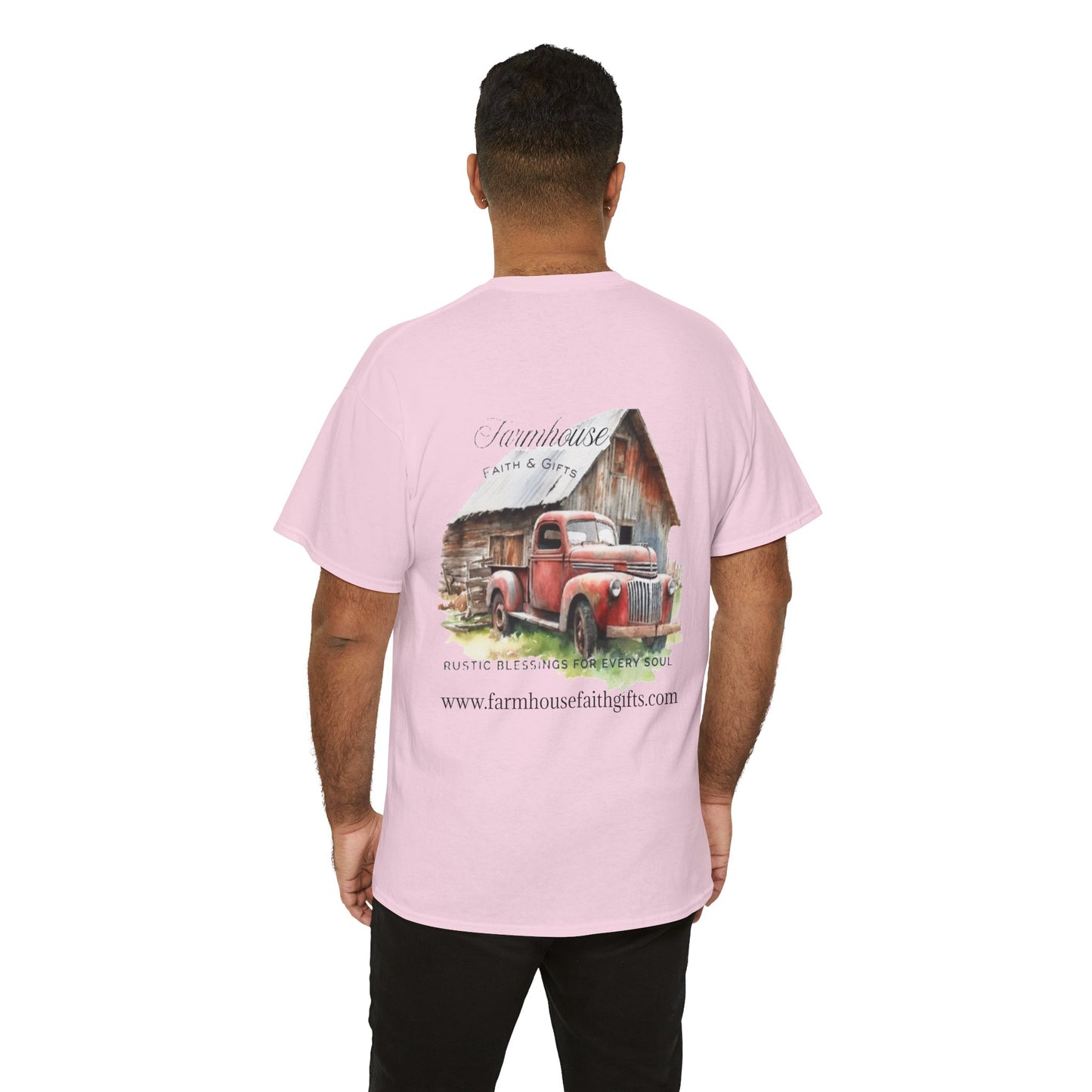 Rustic Farmhouse Unisex Tee, Country Style Shirt, Vintage Truck Tee, Back to Nature Apparel, Ideal Gift for Farm Lovers