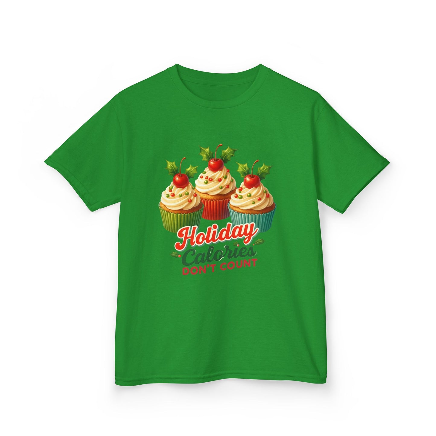 Holiday Cupcake Dino Tee - Christmas Fun!