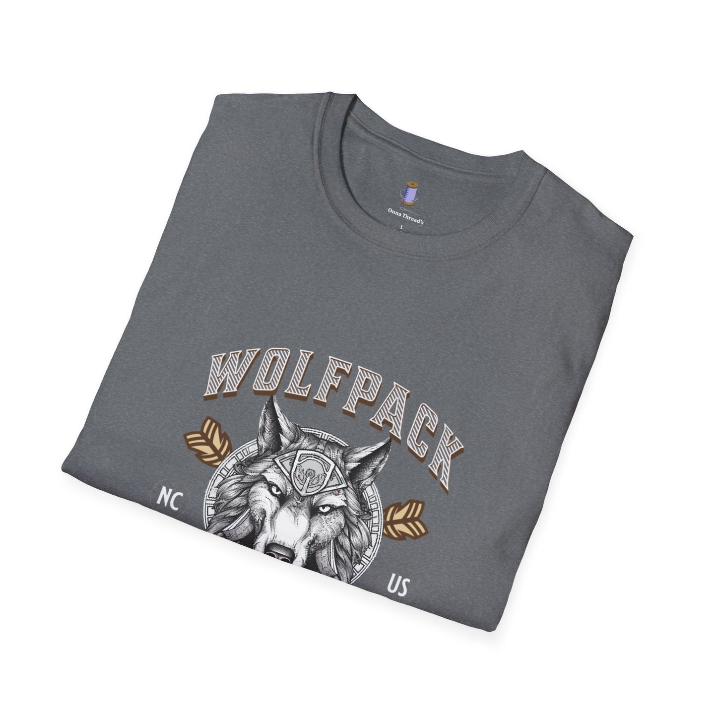 Wolfpack Graphic Unisex T-Shirt, Casual Wear, Gift for Nature Lovers, Outdoorsy Shirt, Unique Wolf Design, Perfect for Hiking