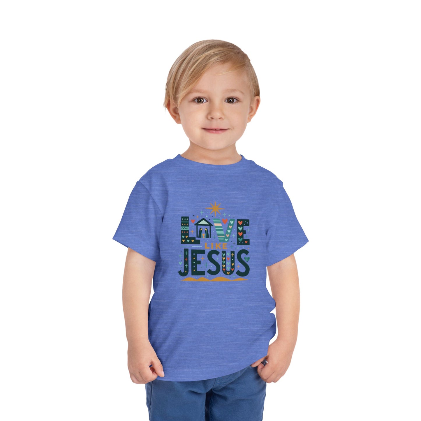Love Like Jesus Christmas Tee - Toddler Holiday Shirt