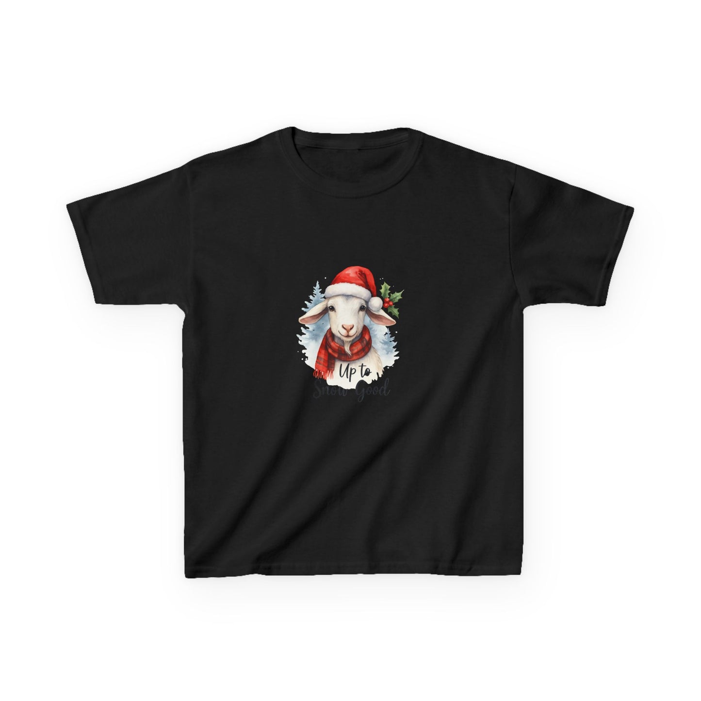Goat Santa Christmas Tee - Up to Snow Good!