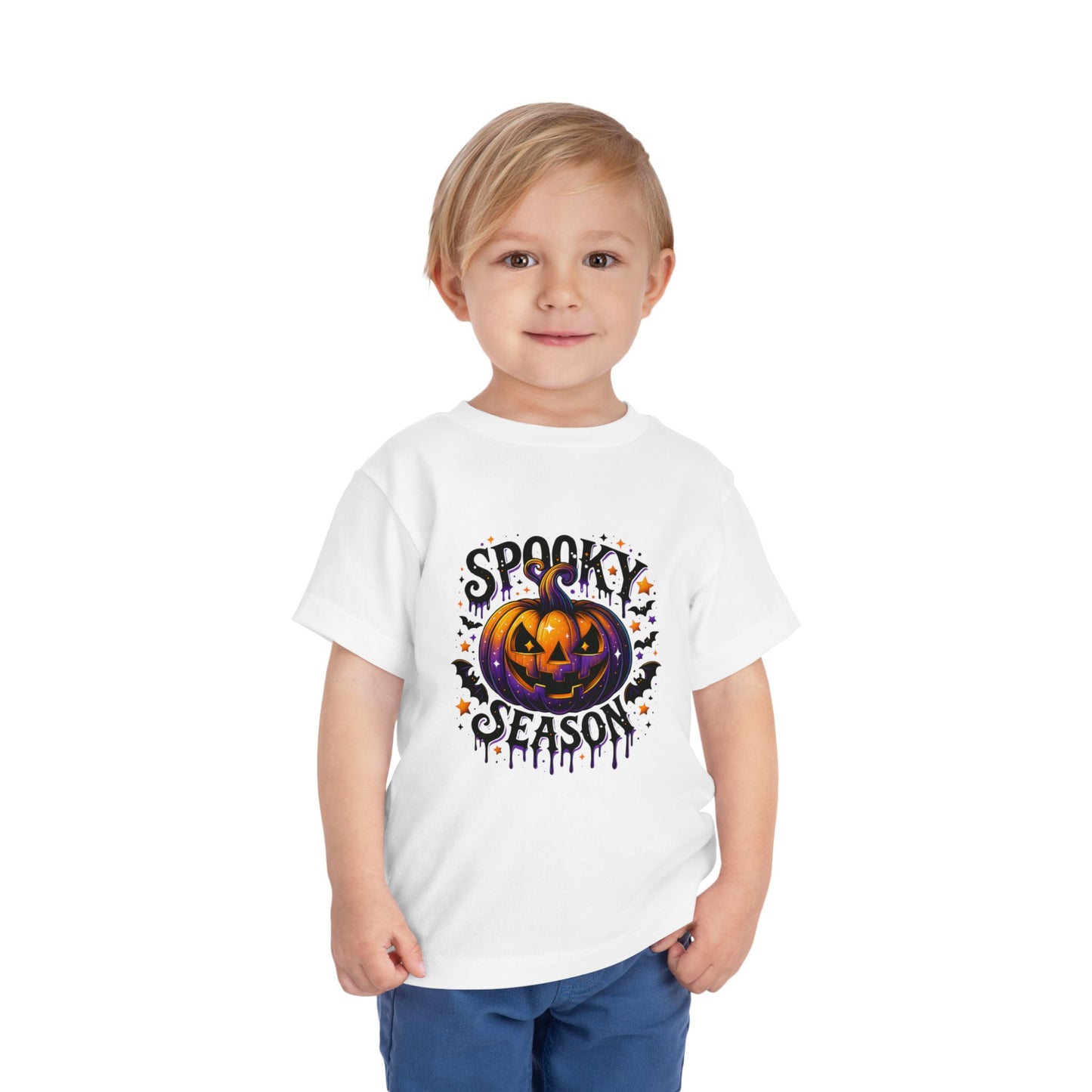 Spooky Season Jack-o'-Lantern Toddler Tee