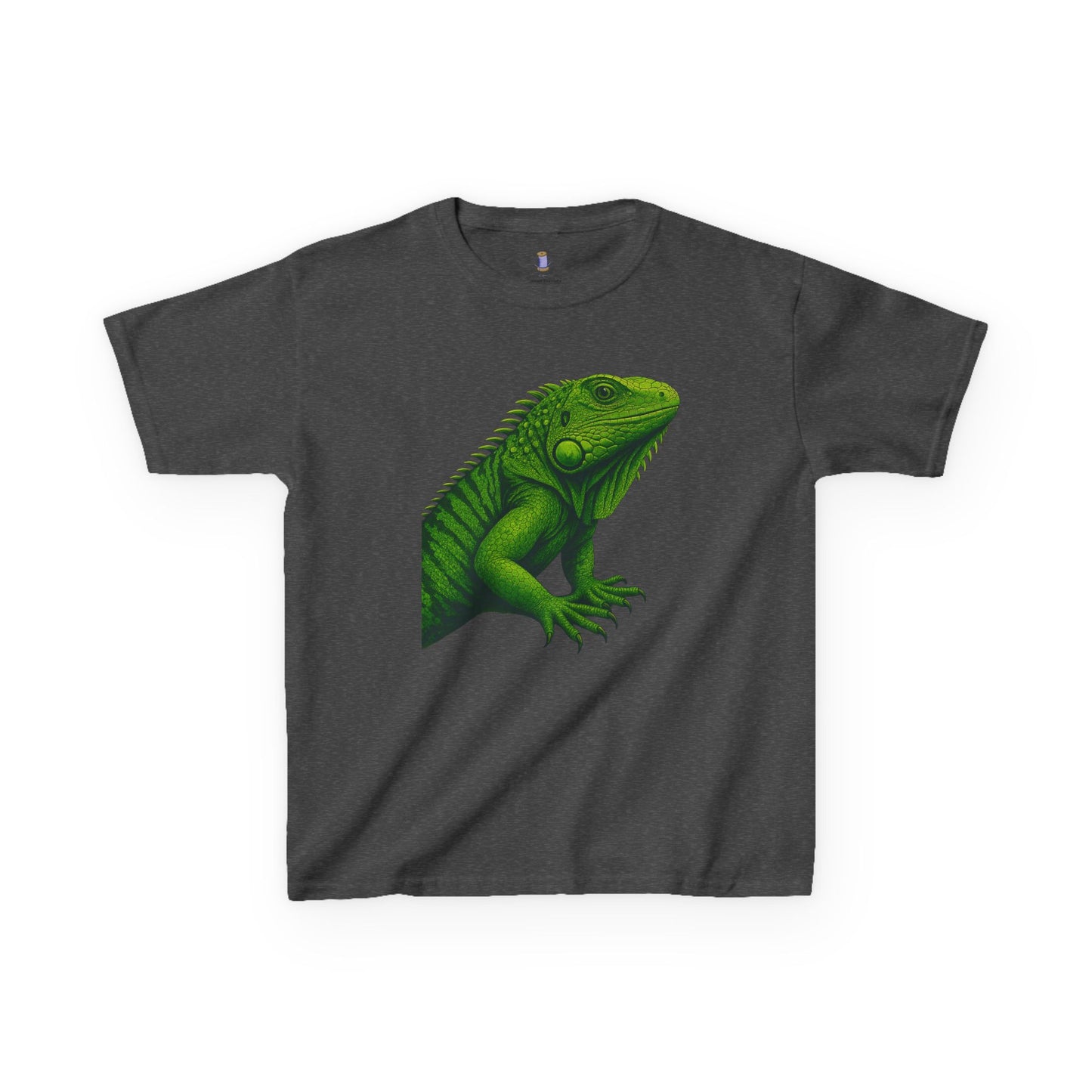 Green Iguana Kids Tee - Fun Shirt for Nature Lovers, Birthday Gift, Summer Wear, Animal Lovers, Eco-Friendly Clothing