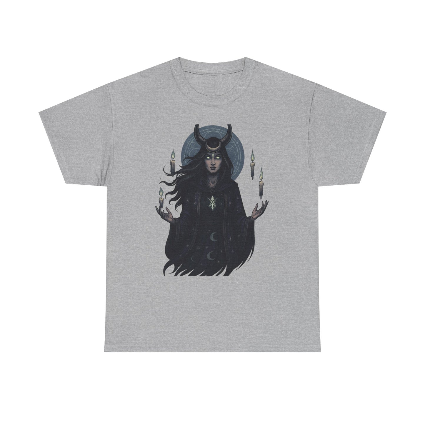 Moonlit Sorceress – Enchanted Candlelight Tee