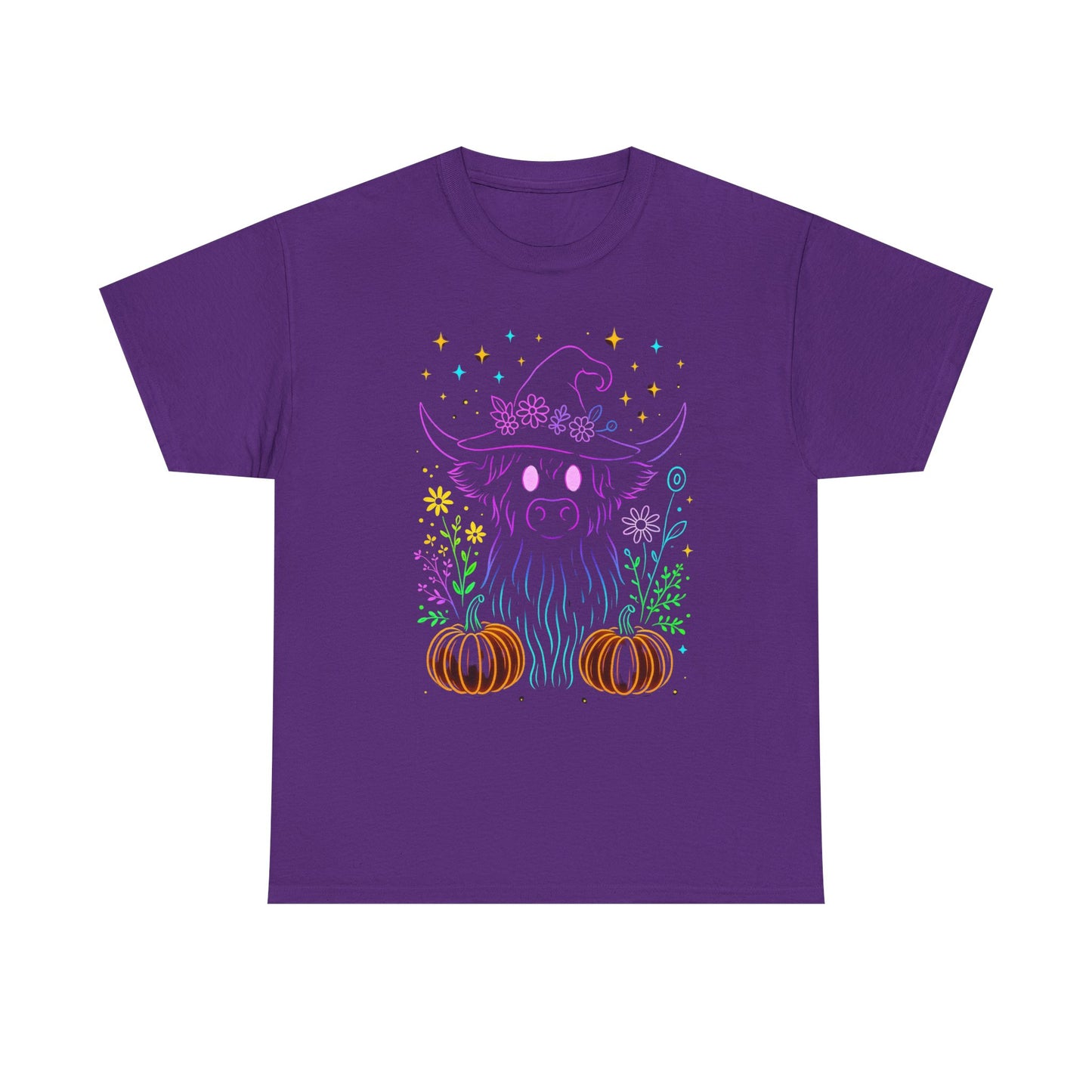 Highland Cow Witch Hat Tee