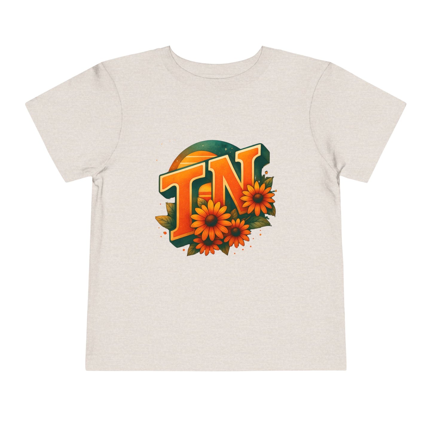 Toddler Tee Sunflower Sunset Design