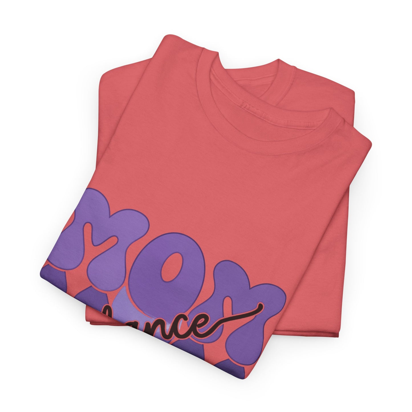 MOM Dance – Purple Letter Stage Spirit Tee