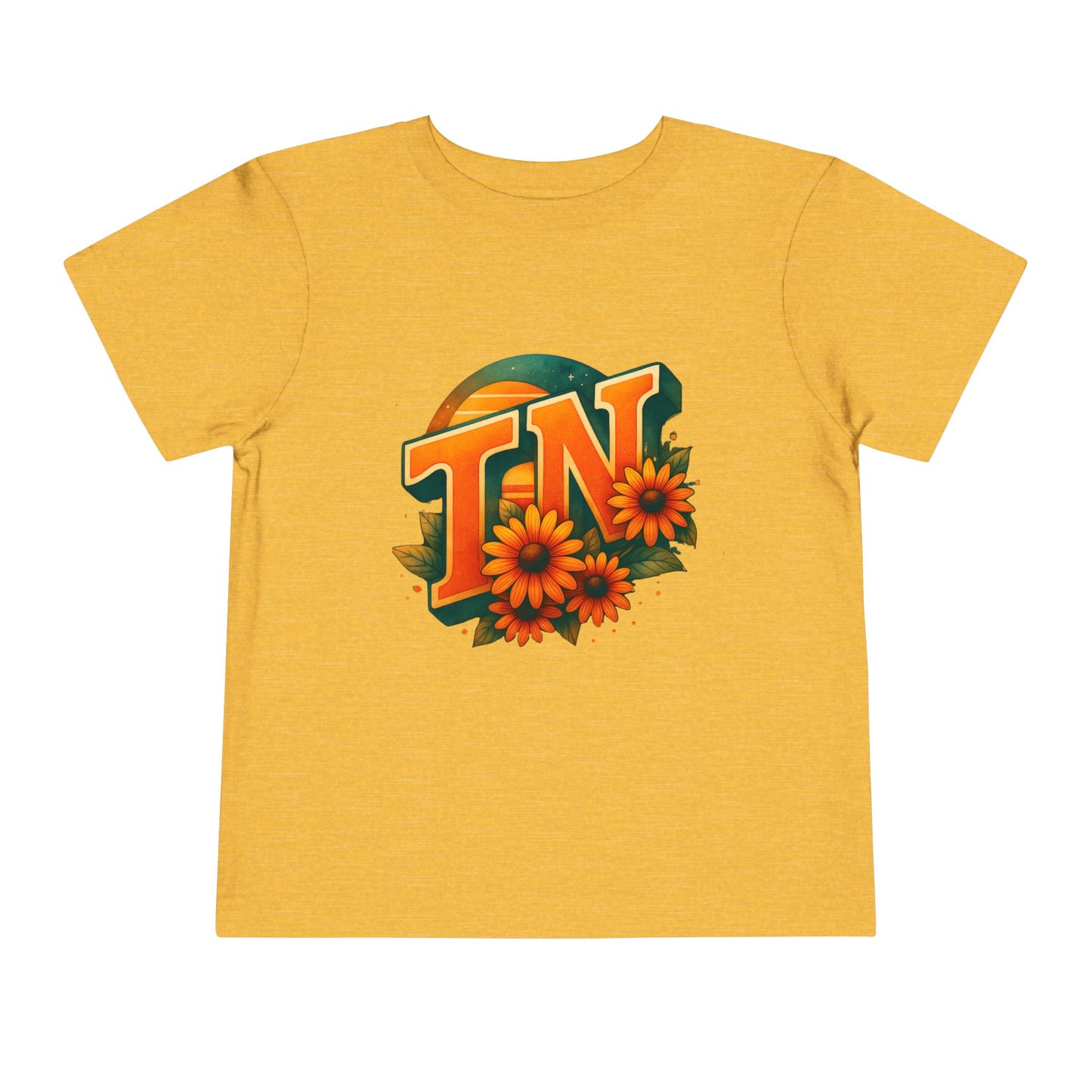 Toddler Tee Sunflower Sunset Design