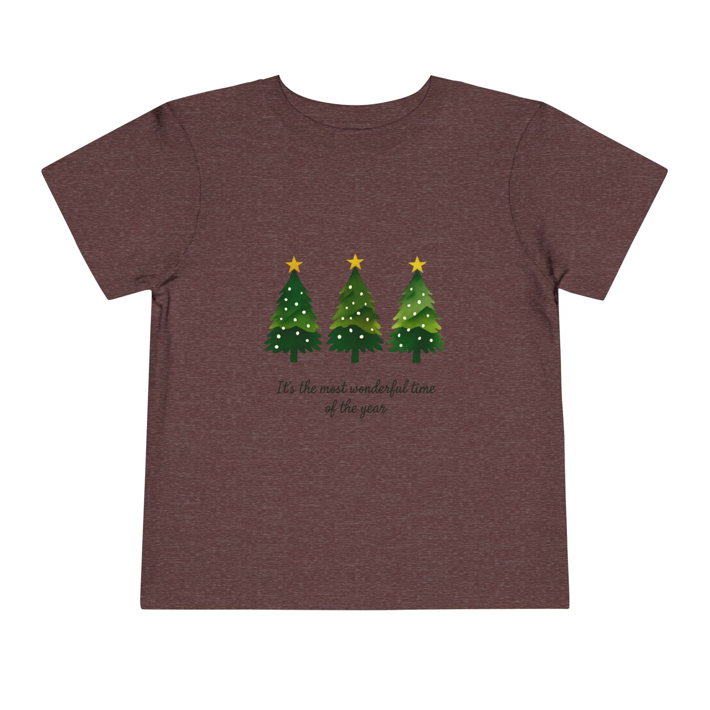 Watercolor Christmas Trees Toddler Tee