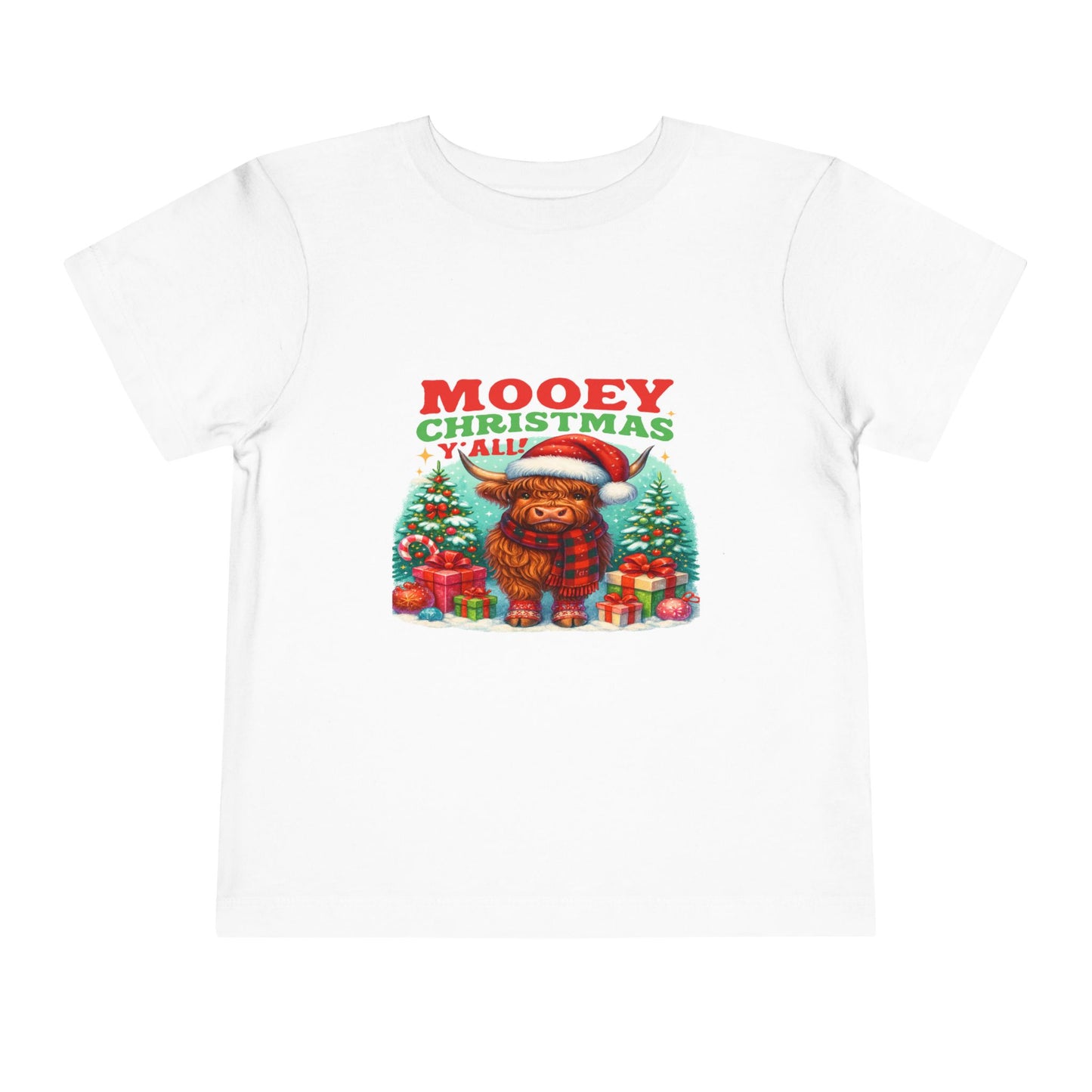 Mooey Christmas Y'all! Toddler Tee