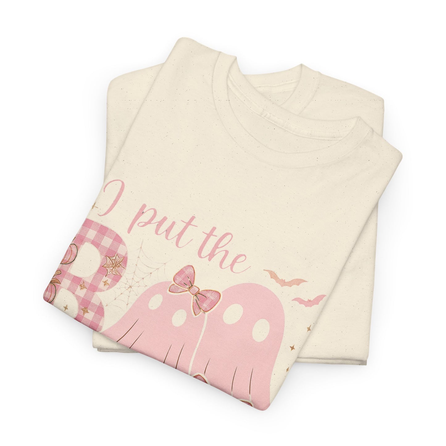 I Put The B In Boujee Pink Halloween Tee