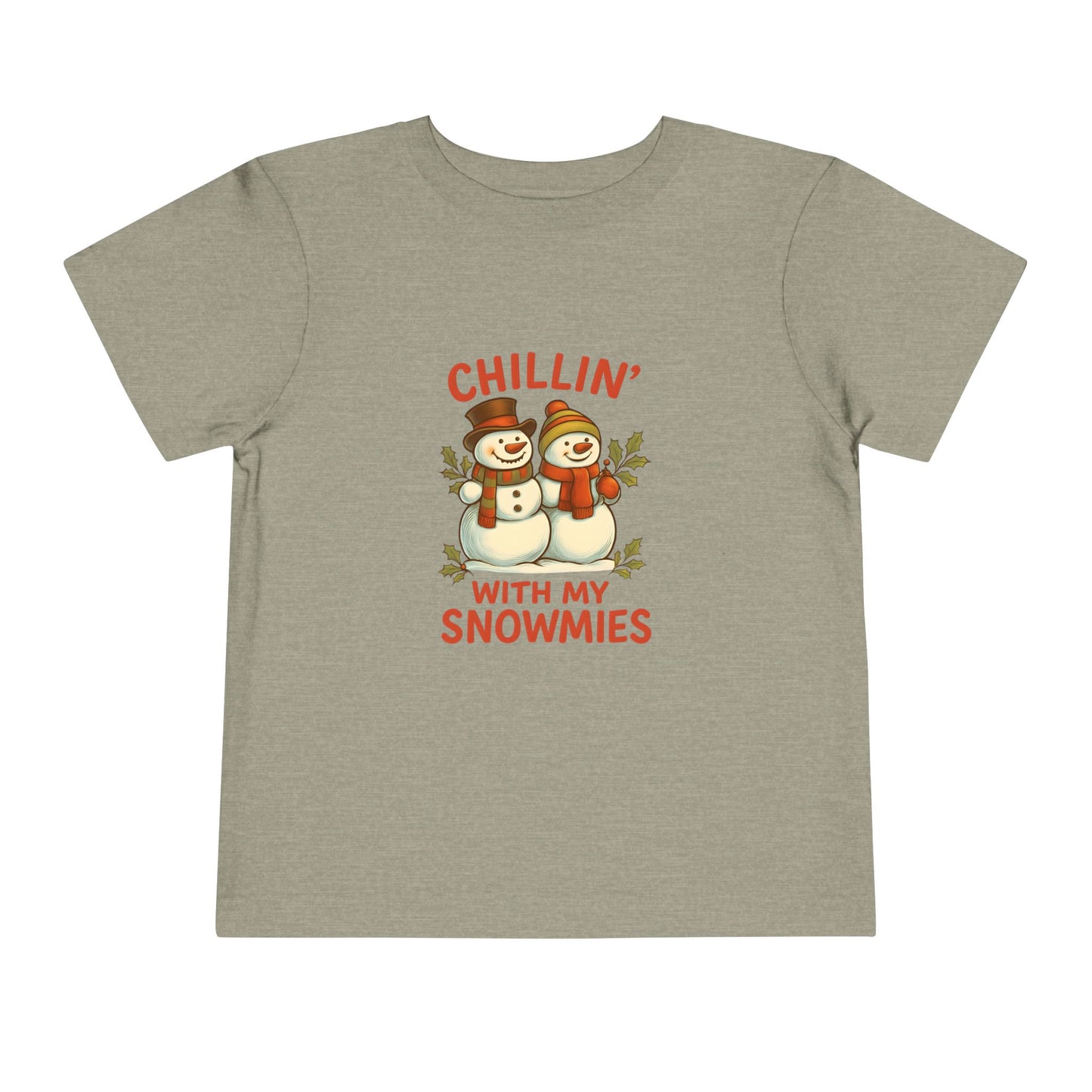 Chillin' With My Snowmies Toddler Christmas Tee