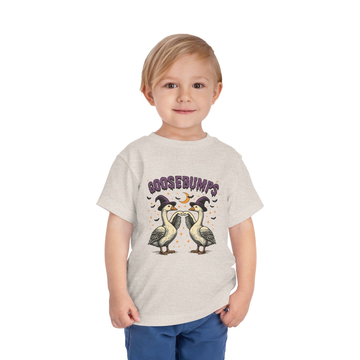 Goosebumps Halloween Toddler Tee - Funny Spooky Xmas