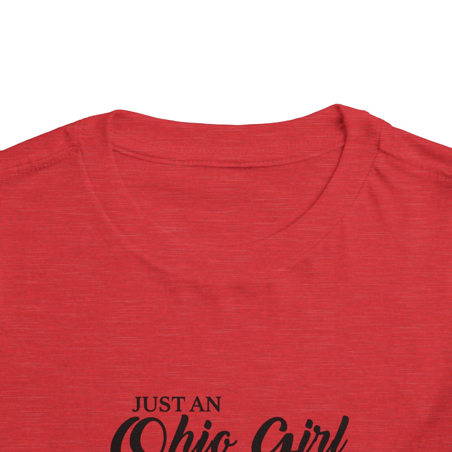 Toddler Tee Ohio Girl in North Carolina World Design Shirt