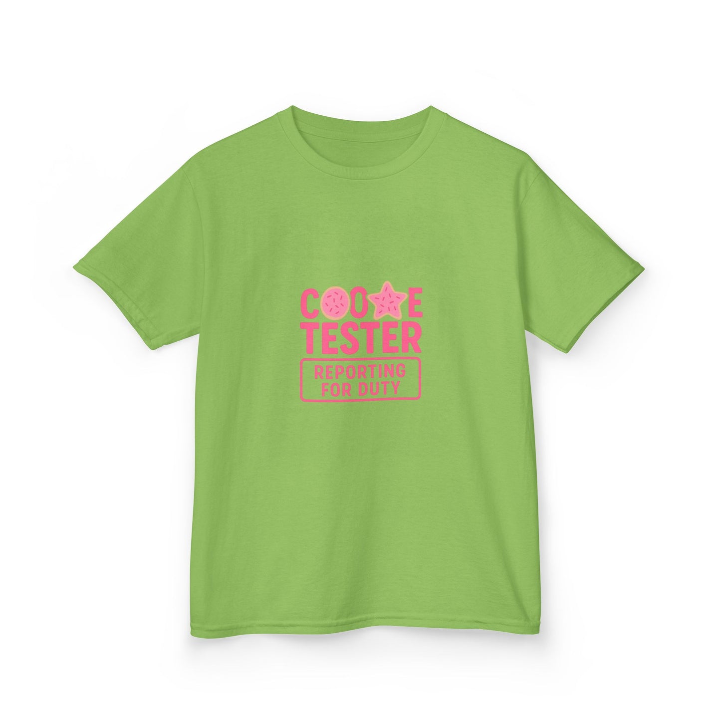 Cookie Tester Dino Christmas Tee - Kids Holiday Shirt