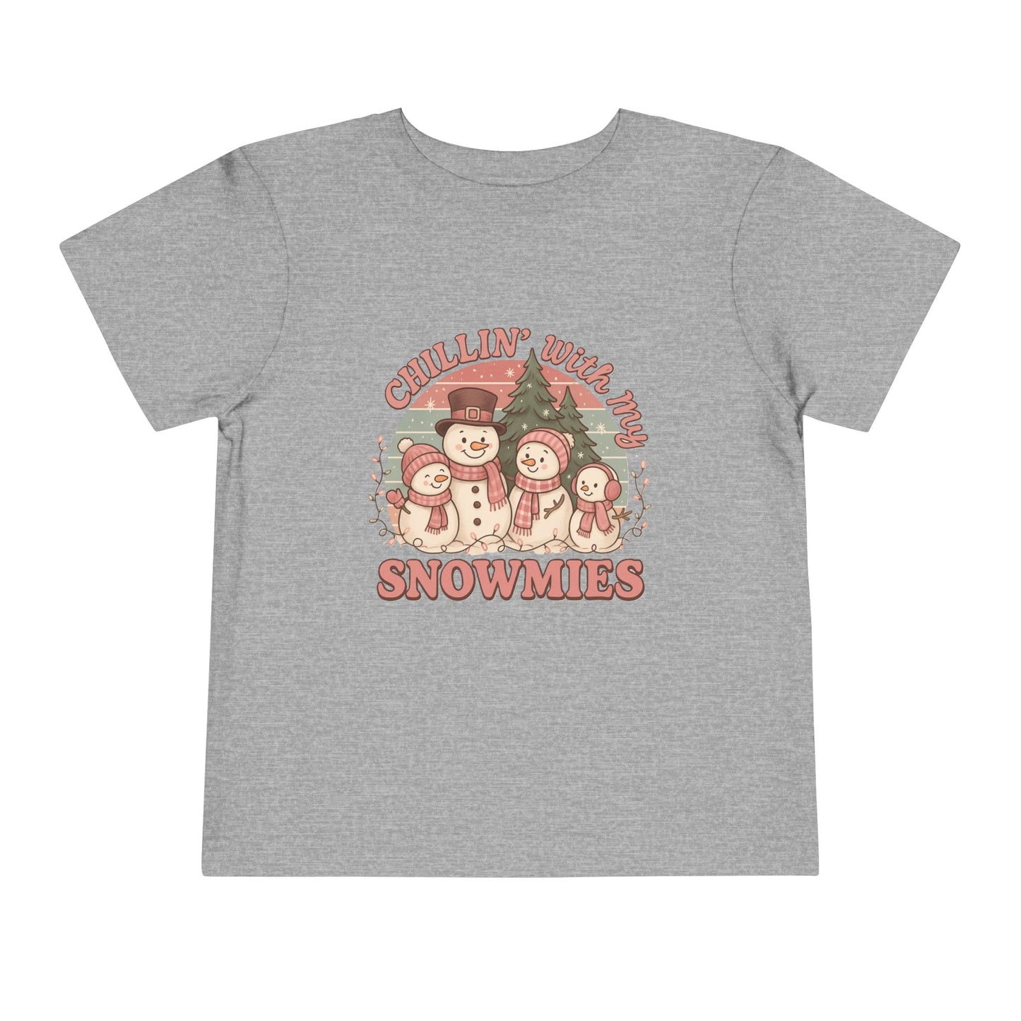 Chillin' Snowmies Toddler Christmas Tee
