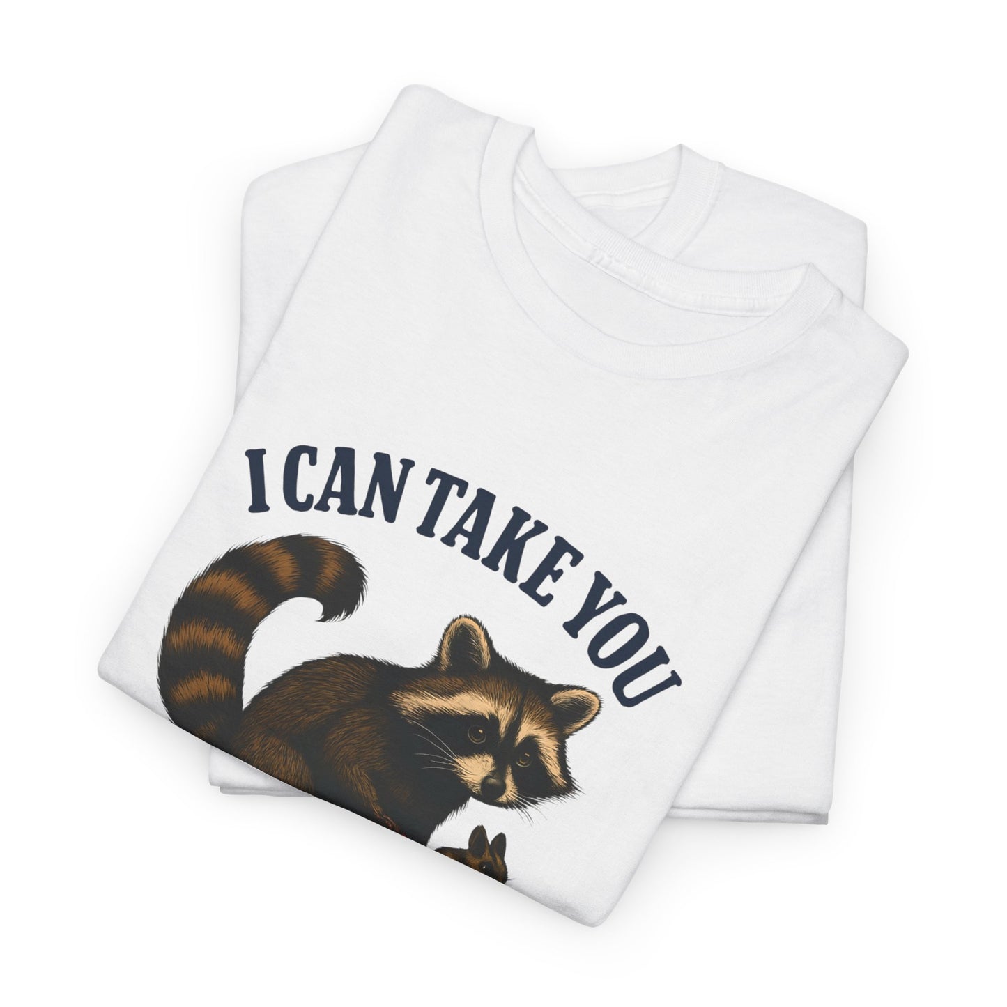 Cotton Tee Vintage Raccoon Bicycle Graphic Shirt