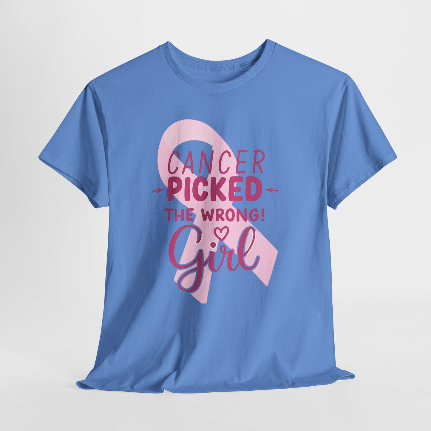 Cancer: The Wrong Picked Girl - Pink Ribbon Tee