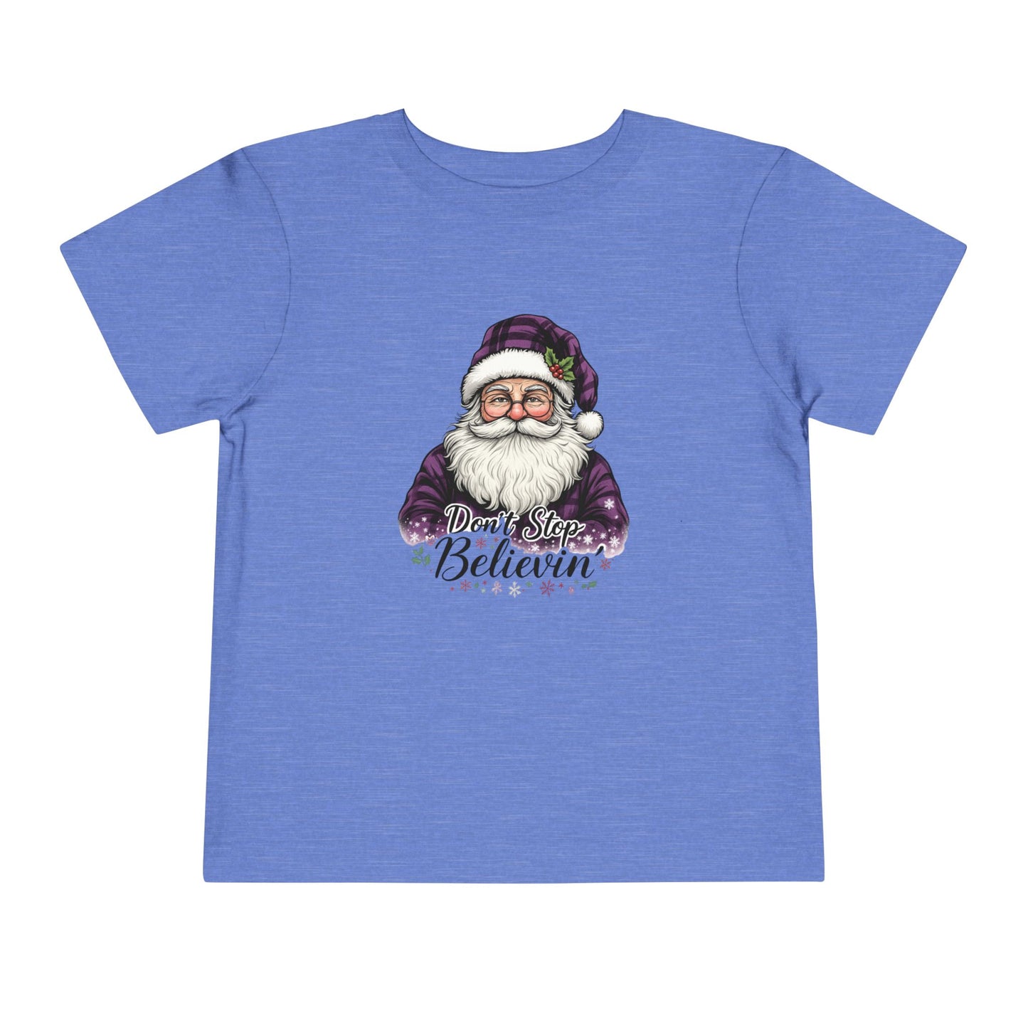 Santa's 'Don't Stop Believin' Toddler Christmas Tee