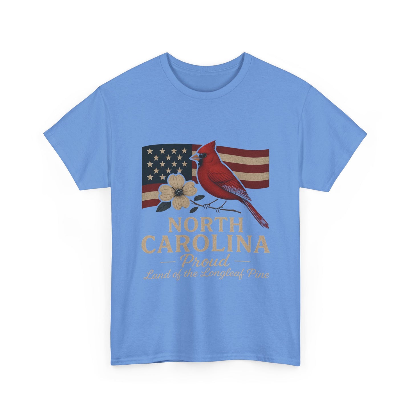 NC Pride: Cardinal, Dogwood & State Flag Tee