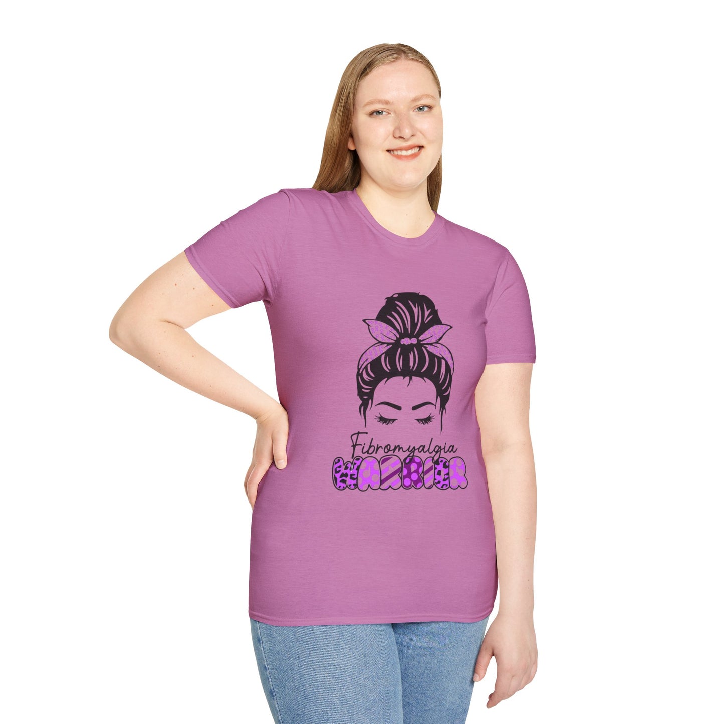 Fibromyalgia Awareness T-Shirt, Softstyle Tee, Gift for Chronic Illness, Comfortable Everyday Wear, Support Awareness Apparel
