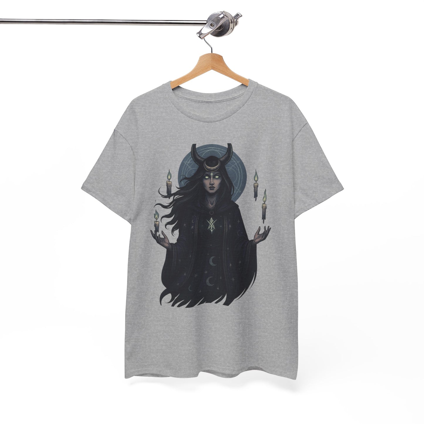 Moonlit Sorceress – Enchanted Candlelight Tee