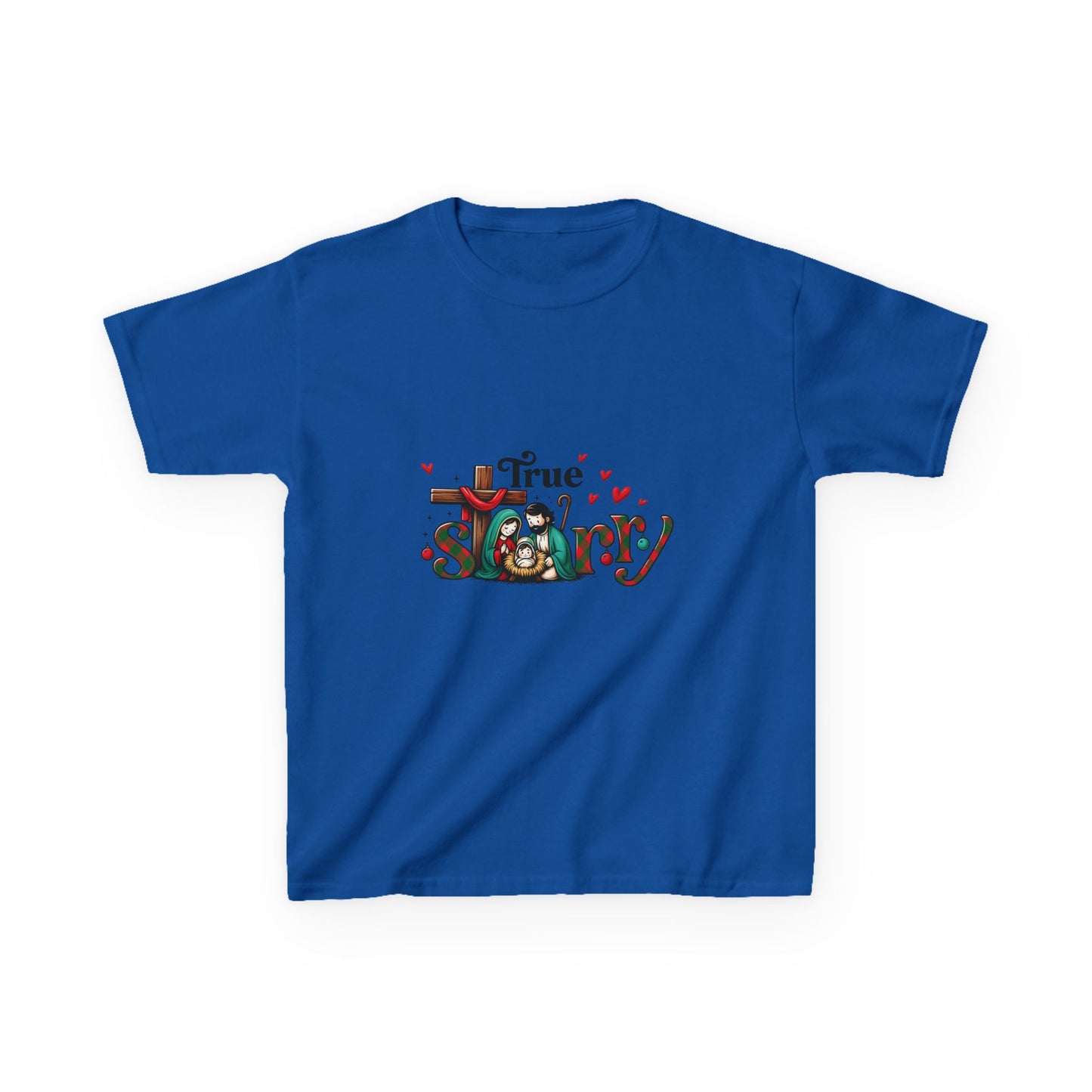 True Story Nativity Christmas Tee - Dinosaur Fun!