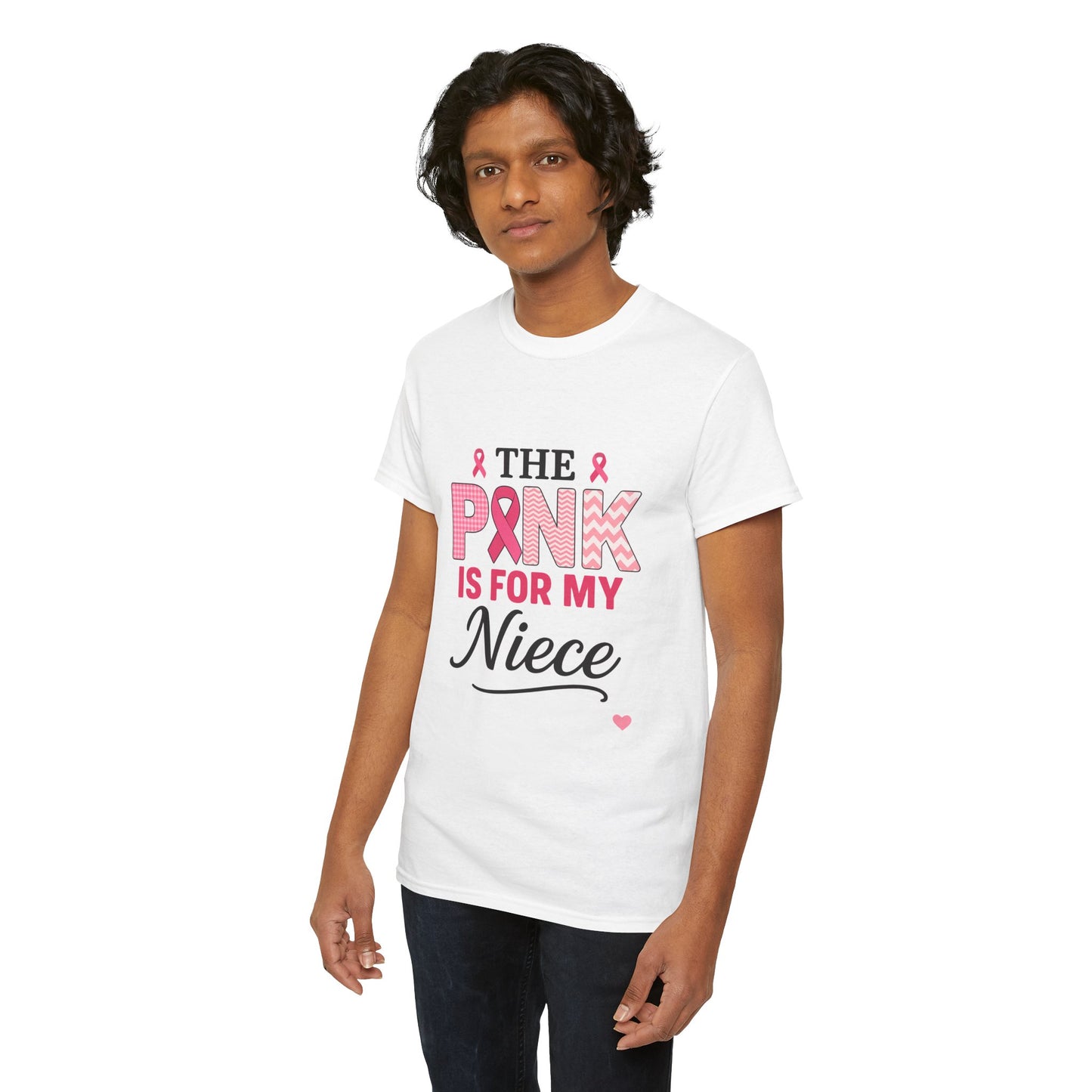 Pink Ribbon Niece Tee - Breast Cancer Awareness