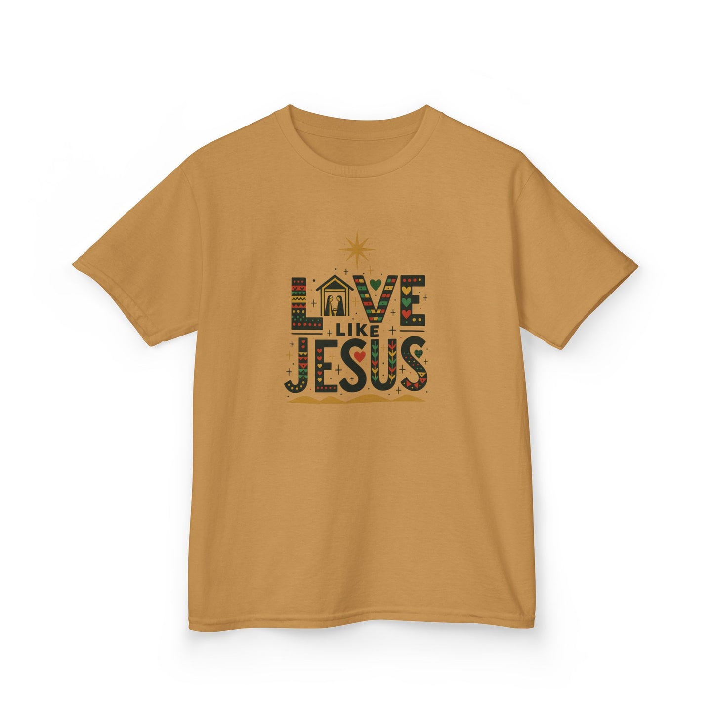 Live Like Jesus Christmas Dinosaur Tee