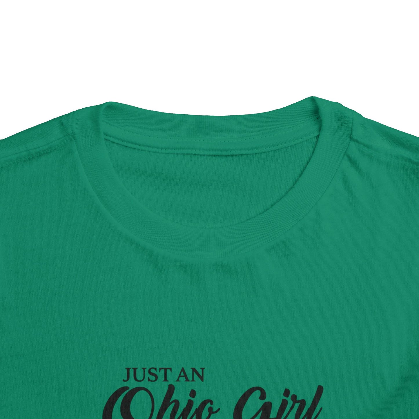 Toddler Tee Ohio Girl in North Carolina World Design Shirt