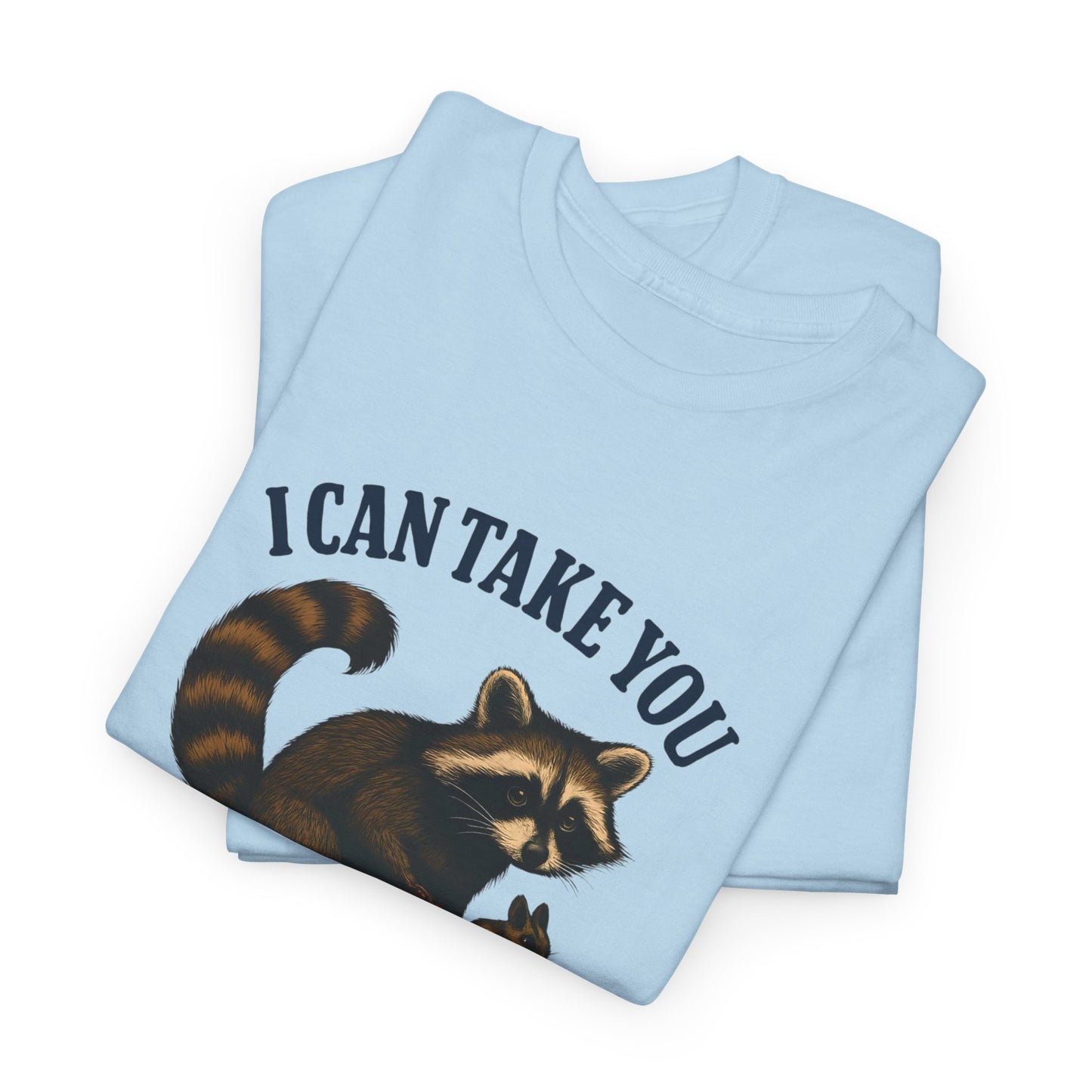 Cotton Tee Vintage Raccoon Bicycle Graphic Shirt