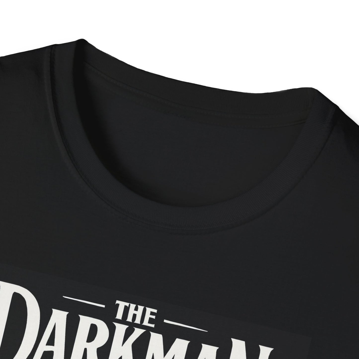 Darkman Graphic T-Shirt, Unisex Softstyle Tee, Edgy Apparel, Casual Wear, Halloween Costume, Gift for Him/Her