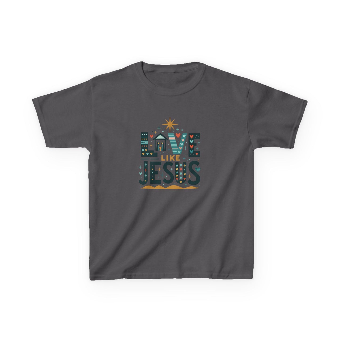 Love Like Jesus - Dino Christmas Tee
