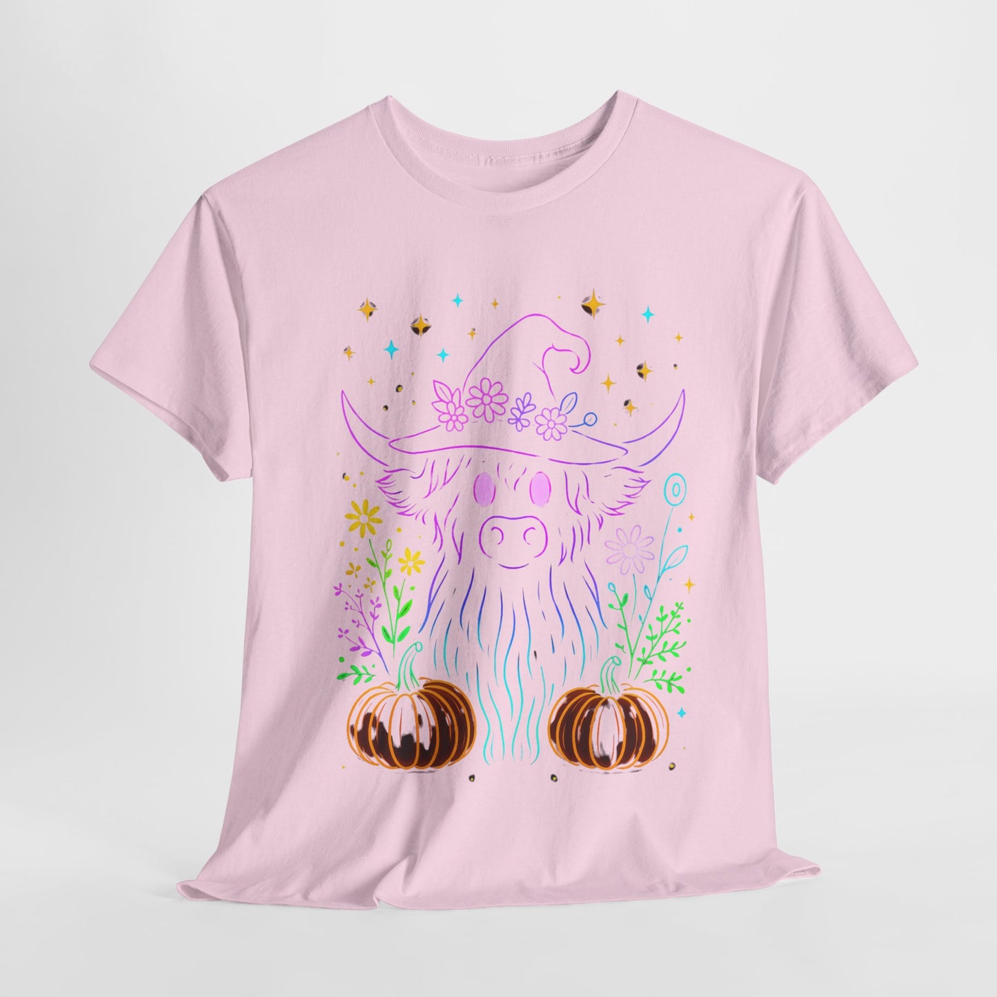 Highland Cow Witch Hat Tee
