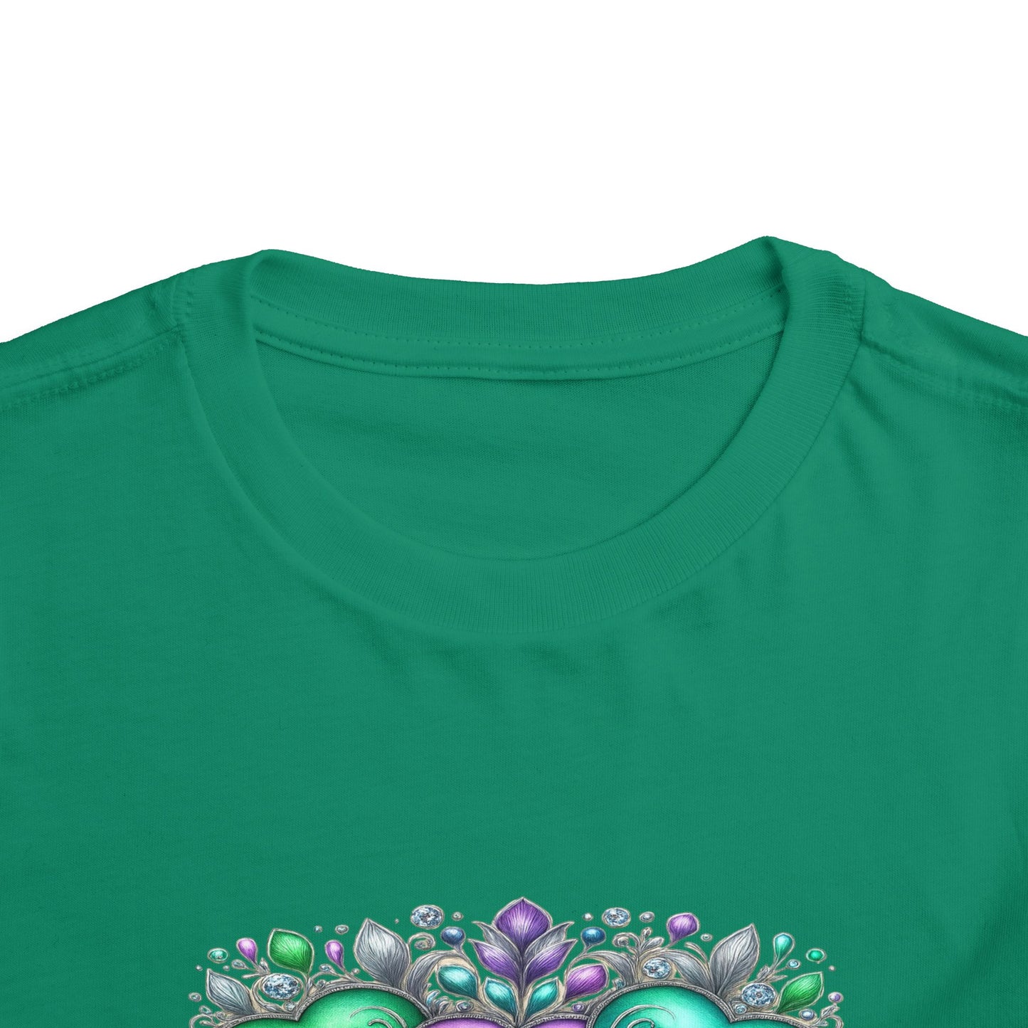 Toddler Tee Live Laugh Love Floral Design