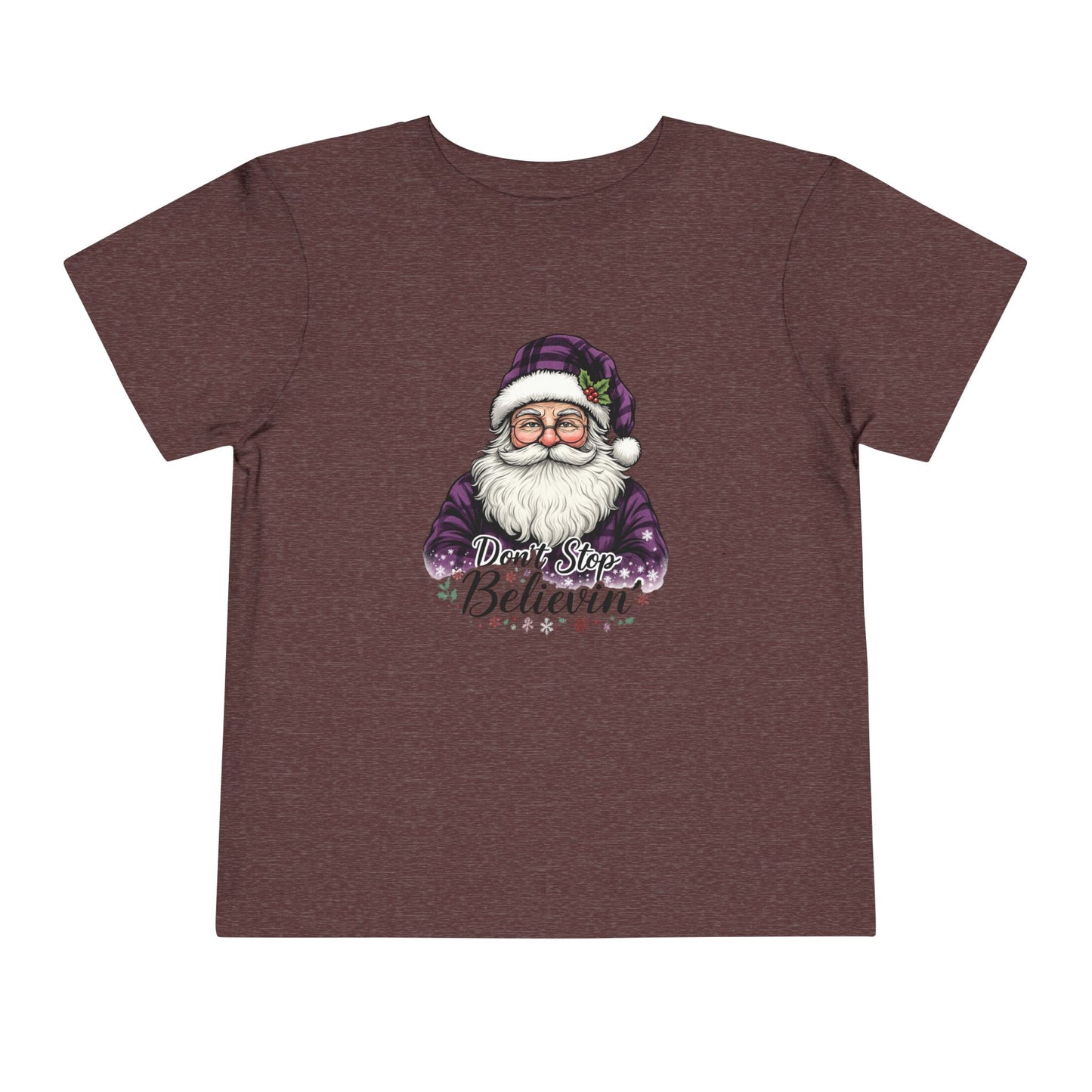 Santa's 'Don't Stop Believin' Toddler Christmas Tee