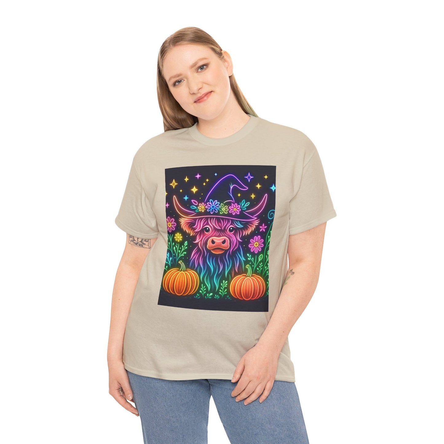 Neon Halloween Highland Tee