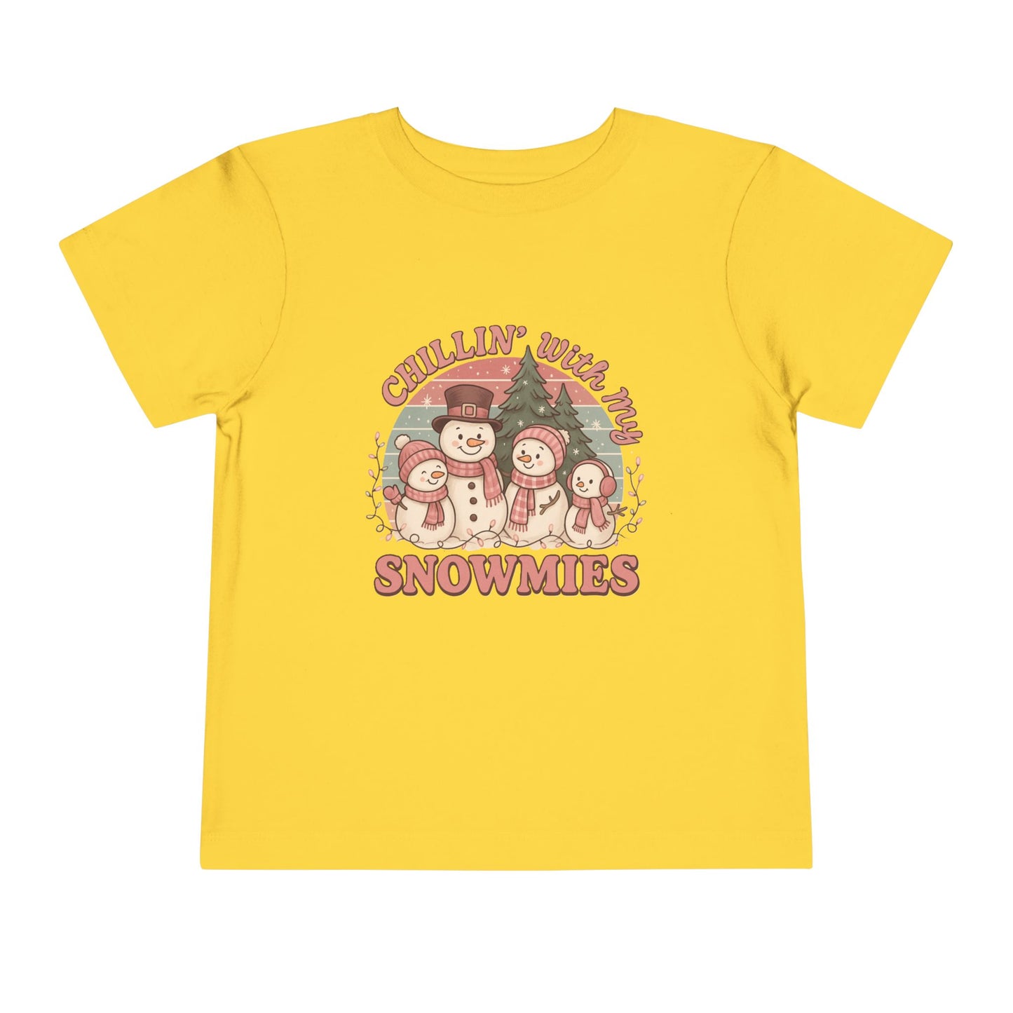 Chillin' Snowmies Toddler Christmas Tee