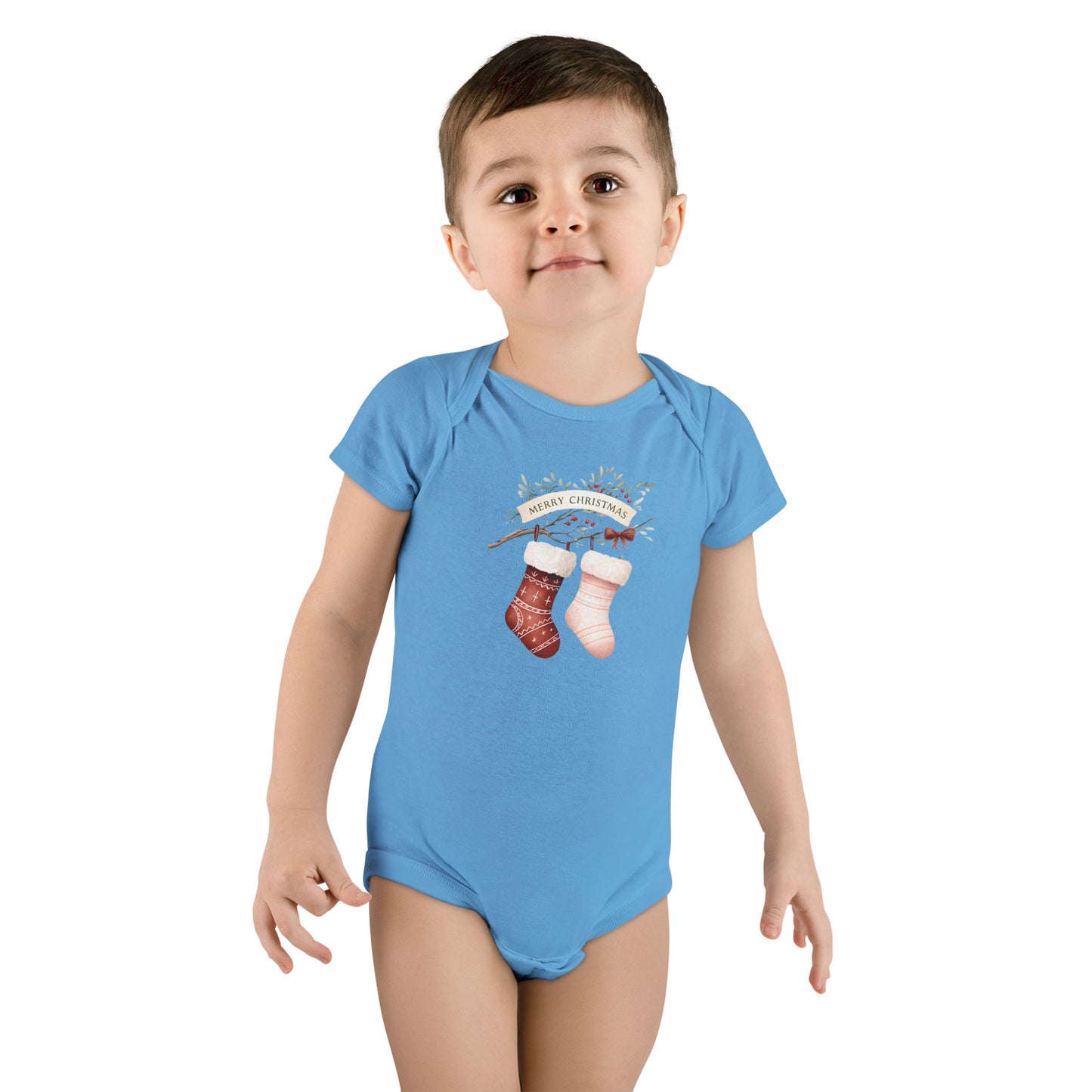 Christmas Baby Onesie, Infant Holiday Outfit, Cute Christmas Gift, Baby Shower Gift, Newborn Christmas Bodysuit