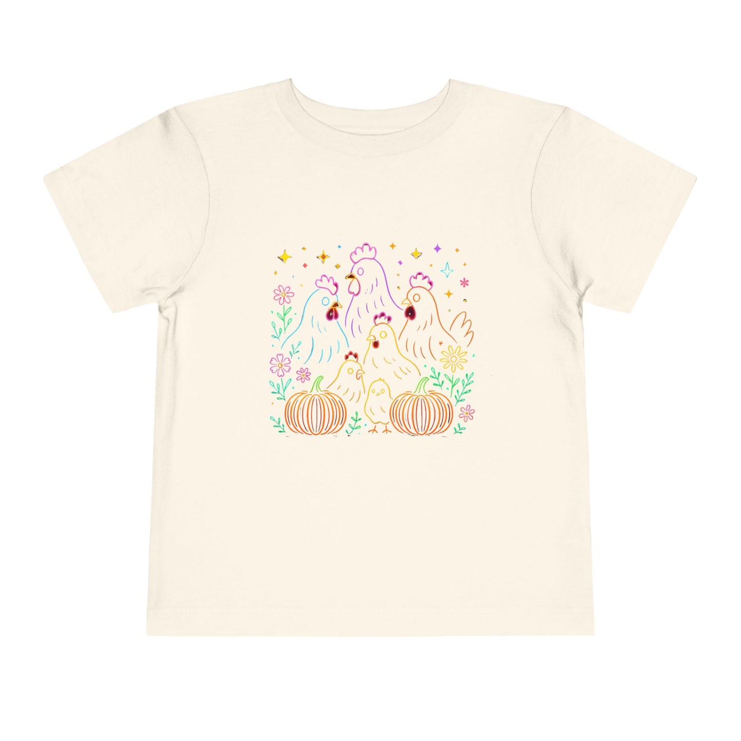 Chicken & Pumpkins Toddler Christmas Tee