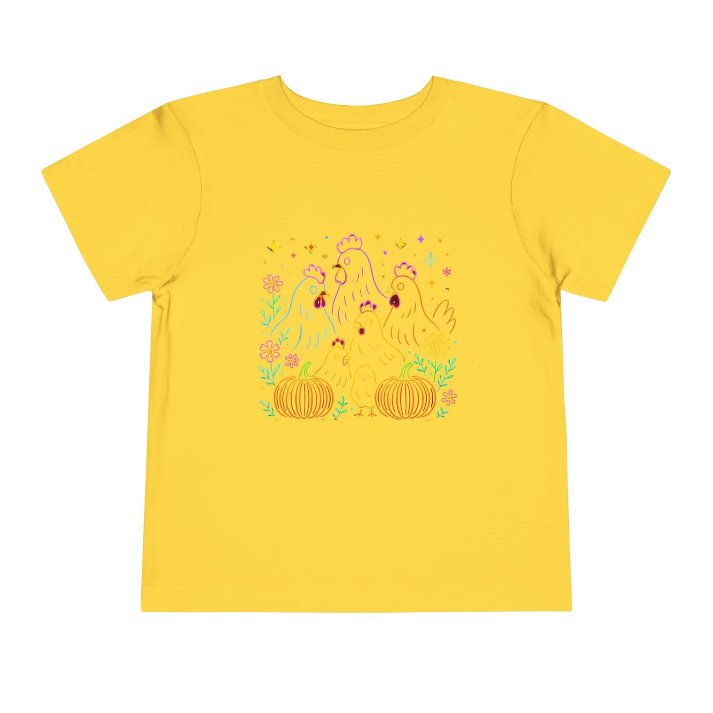 Chicken & Pumpkins Toddler Christmas Tee