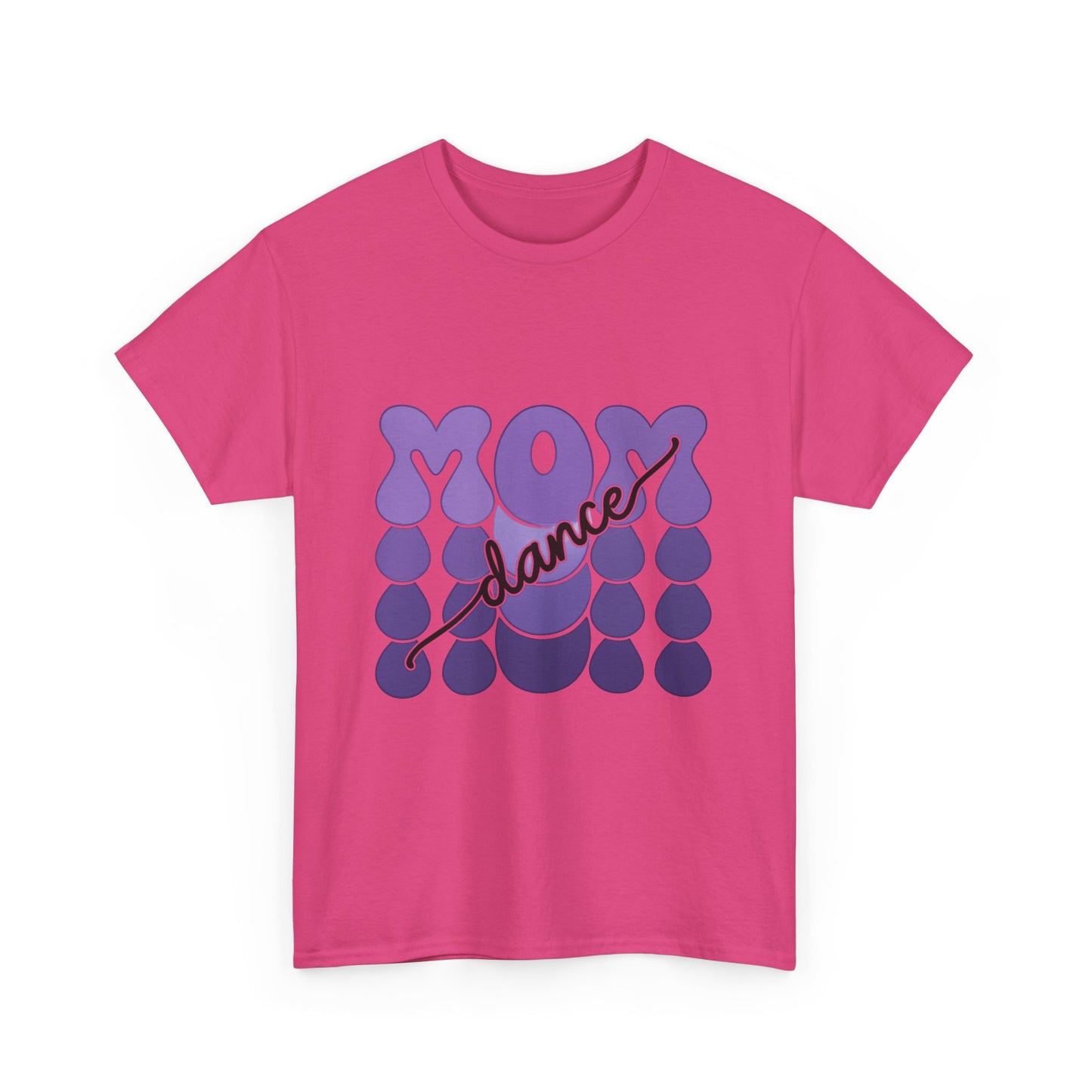 MOM Dance – Purple Letter Stage Spirit Tee