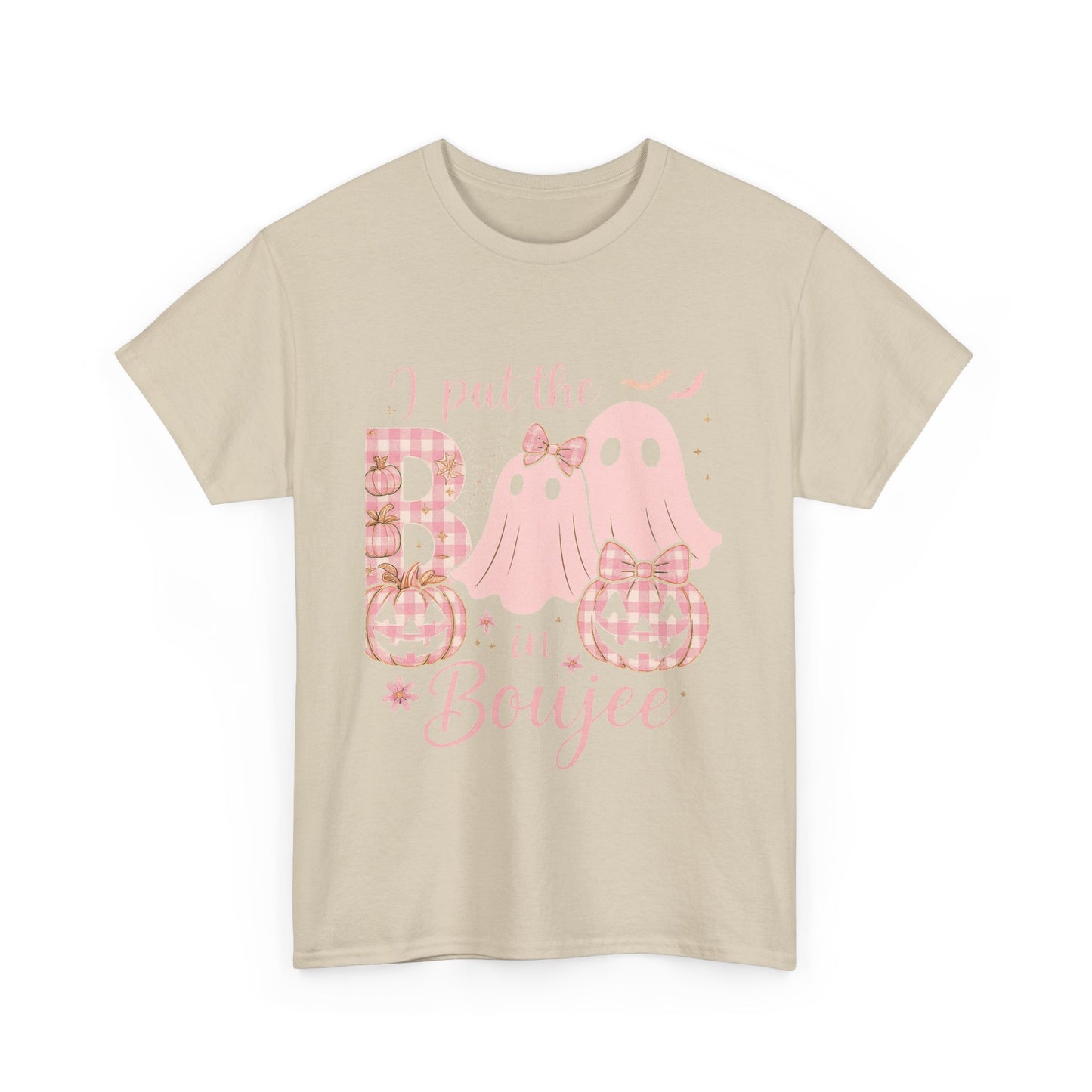 I Put The B In Boujee Pink Halloween Tee