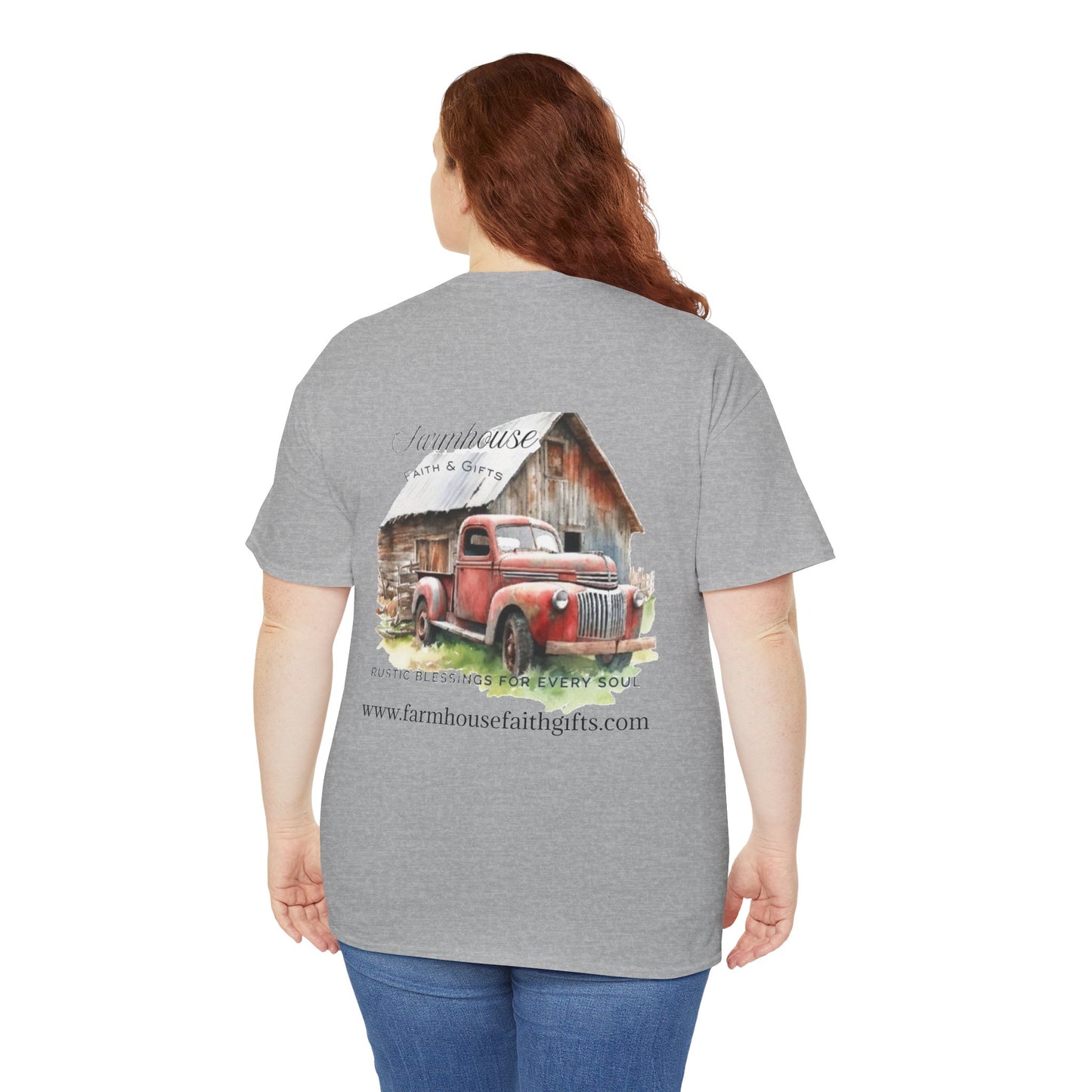 Rustic Farmhouse Unisex Tee, Country Style Shirt, Vintage Truck Tee, Back to Nature Apparel, Ideal Gift for Farm Lovers
