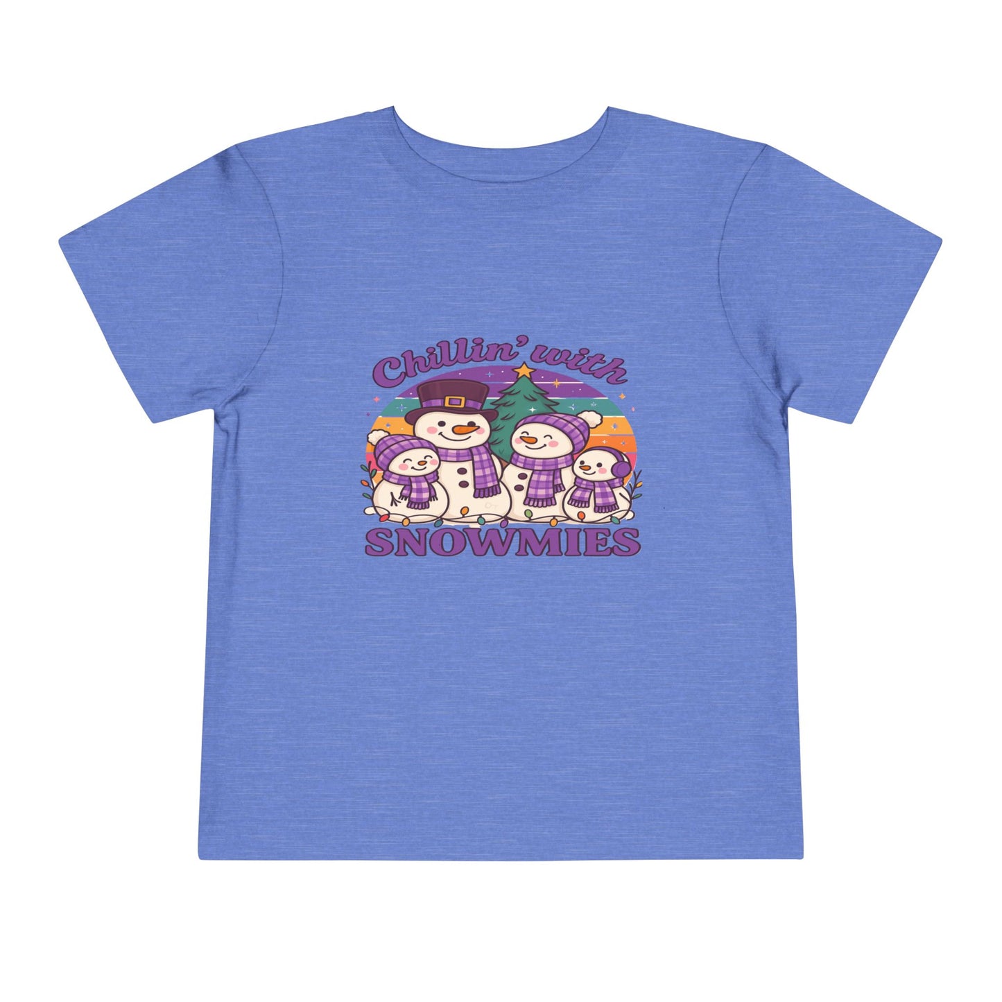 Chillin' with Snowmies Toddler Christmas Tee