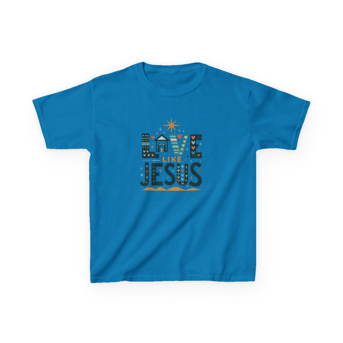 Love Like Jesus - Dino Christmas Tee