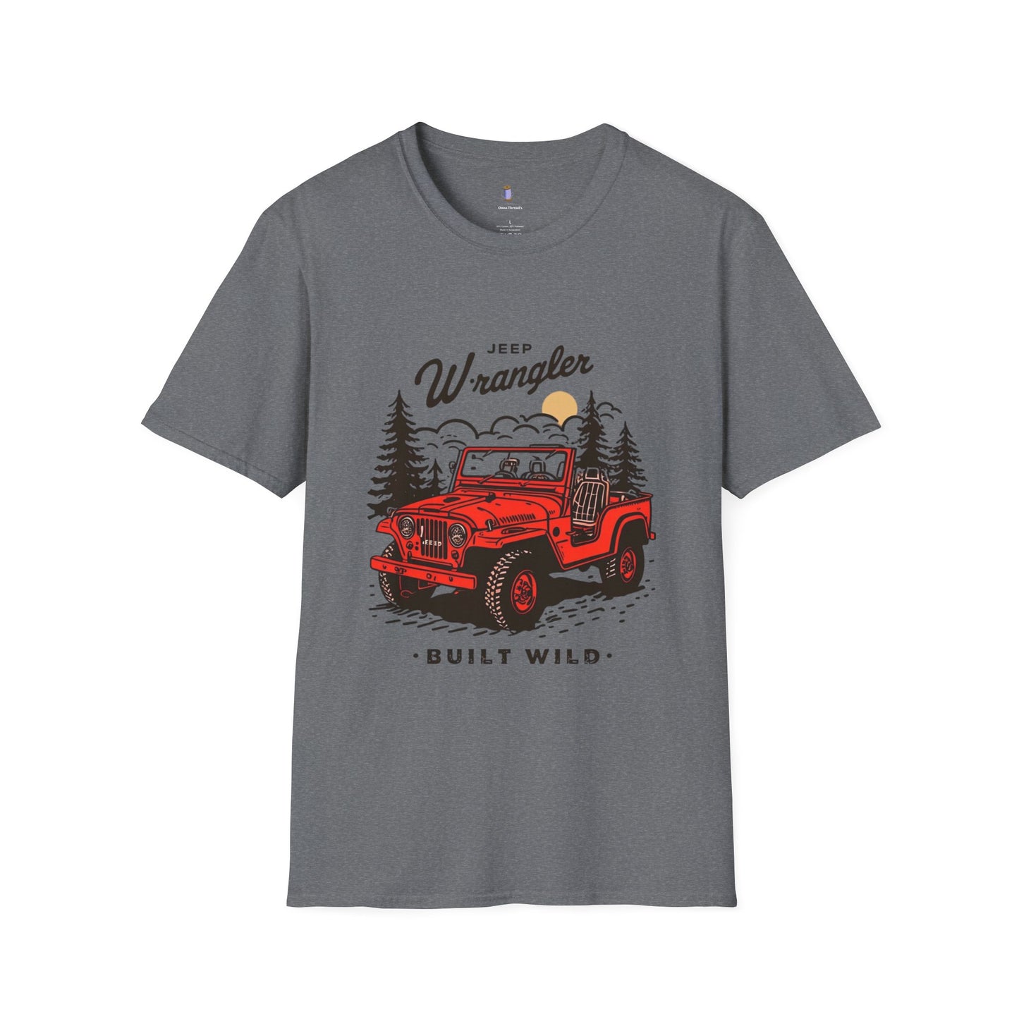 Jeep Wrangler Adventure Tee, Summer T-Shirt, Outdoor Enthusiast Gift, Camping Shirt, Road Trip Apparel, Vintage Jeep Design