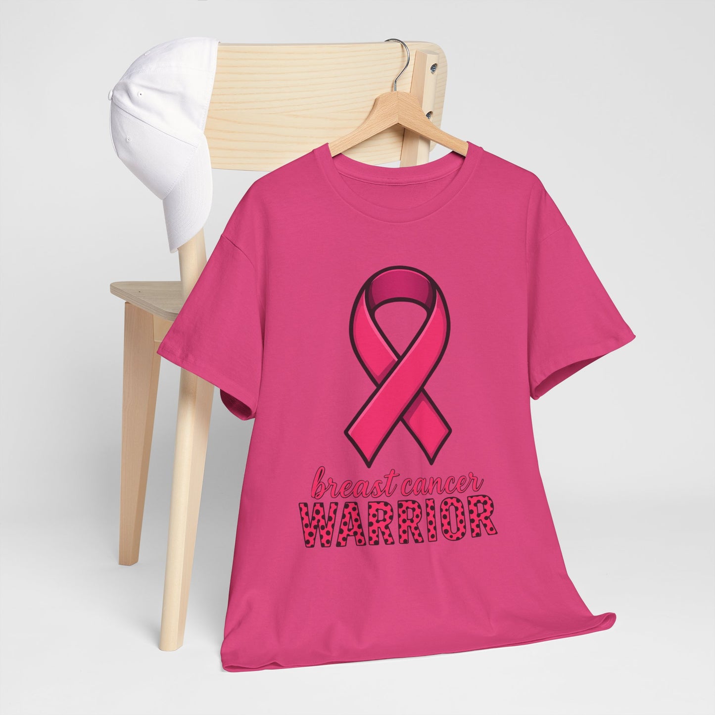 Breast Cancer Warrior Pink Ribbon Tee