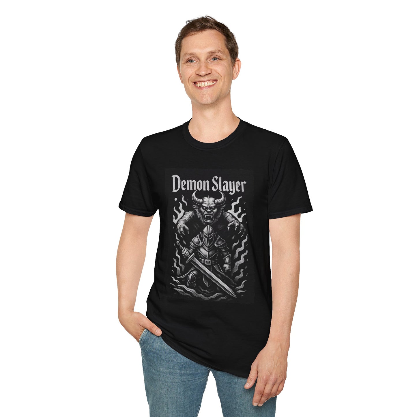 Demon Slayer Graphic T-Shirt, Anime Fan Gift, Casual Wear, Unisex Tee, Cool Graphic Tee, Gift for Gamers, Birthday Apparel